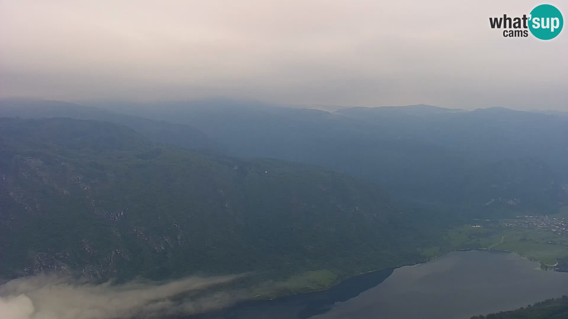 Bohinj lake webcam and Triglav – view from Vogel ski resort