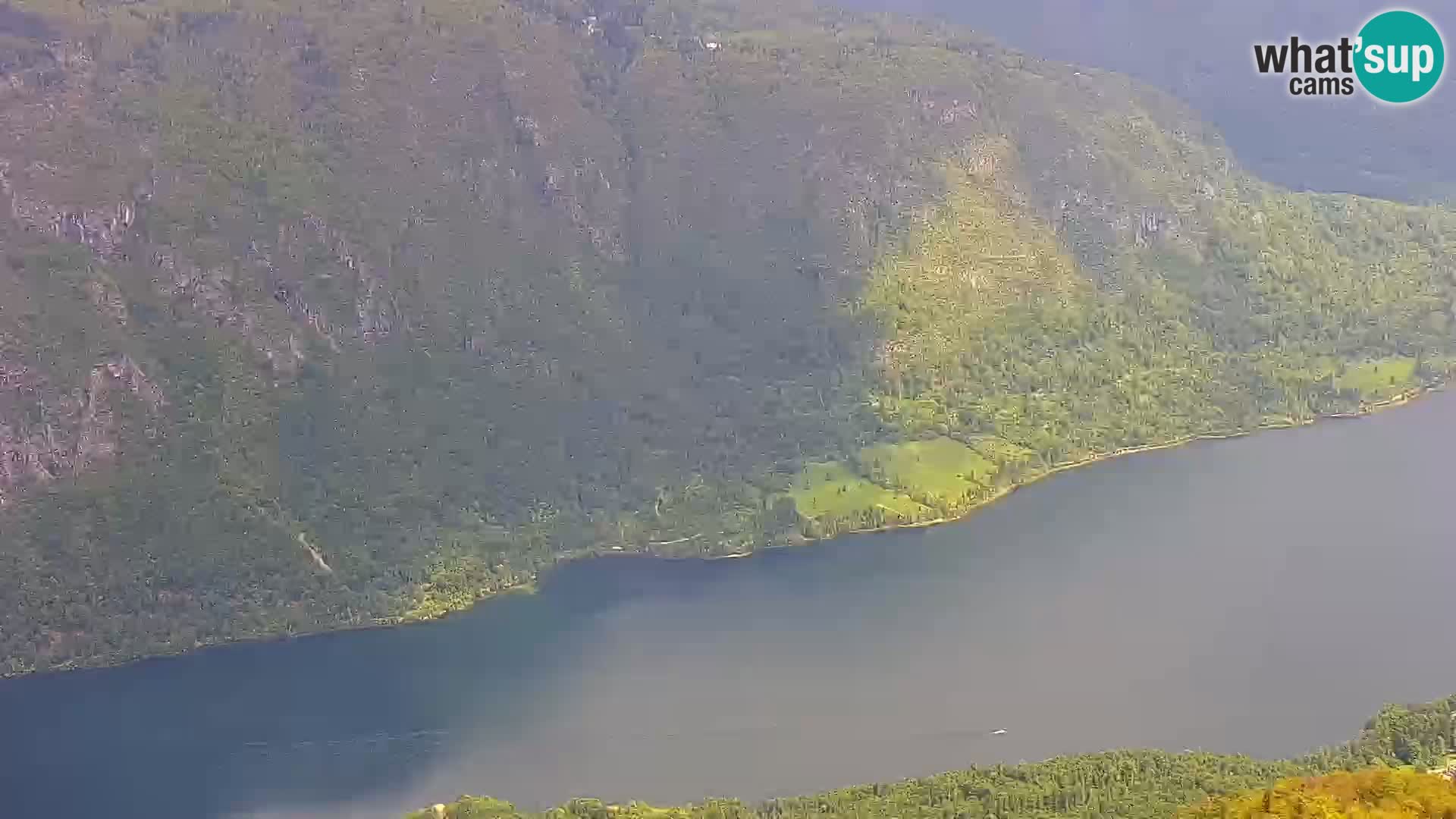 Webcam lago di Bohinj e del Triglav – vista dalla stazione sciistica di Vogel