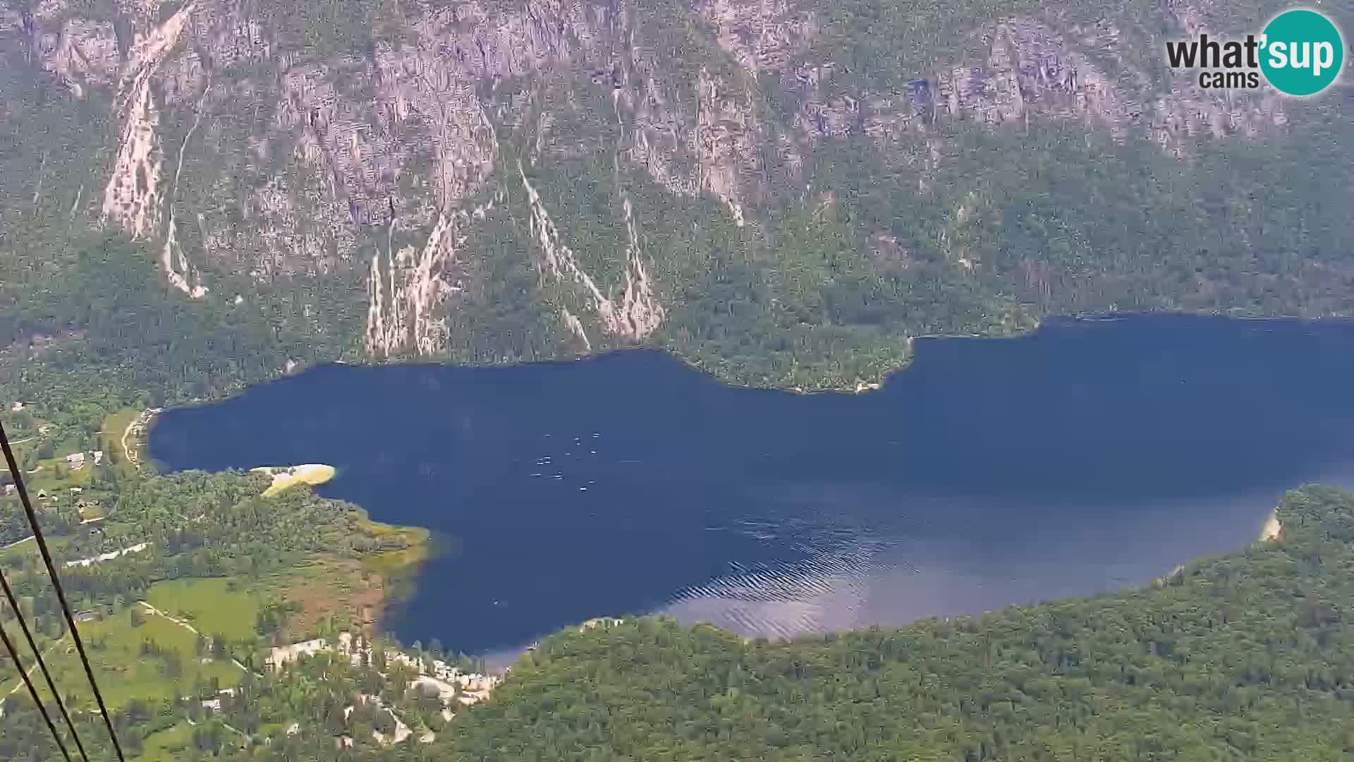 Webcam lago di Bohinj e del Triglav – vista dalla stazione sciistica di Vogel