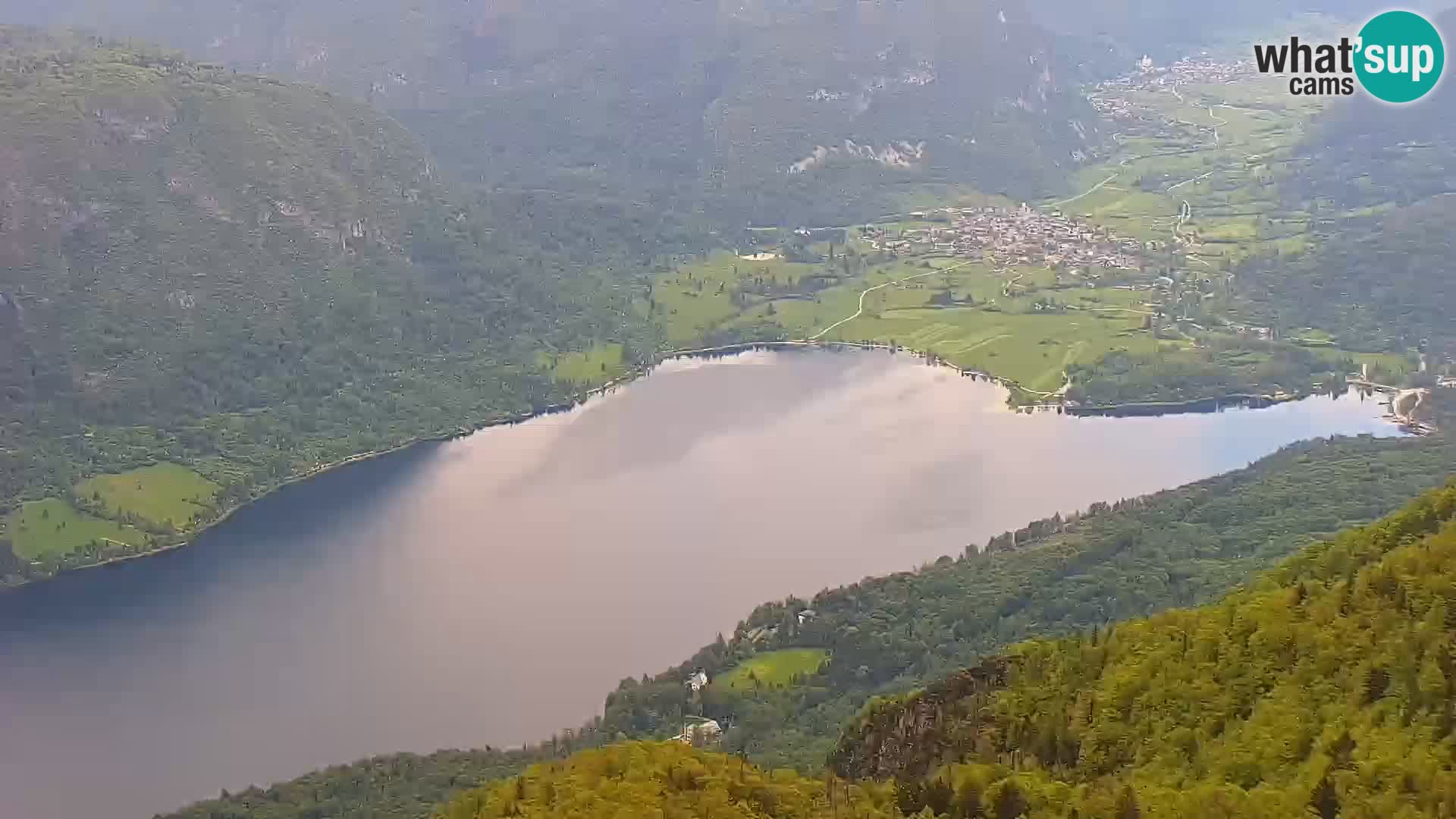 Cámara web del lago Bohinj y Triglav – vista desde la estación de esquí de Vogel