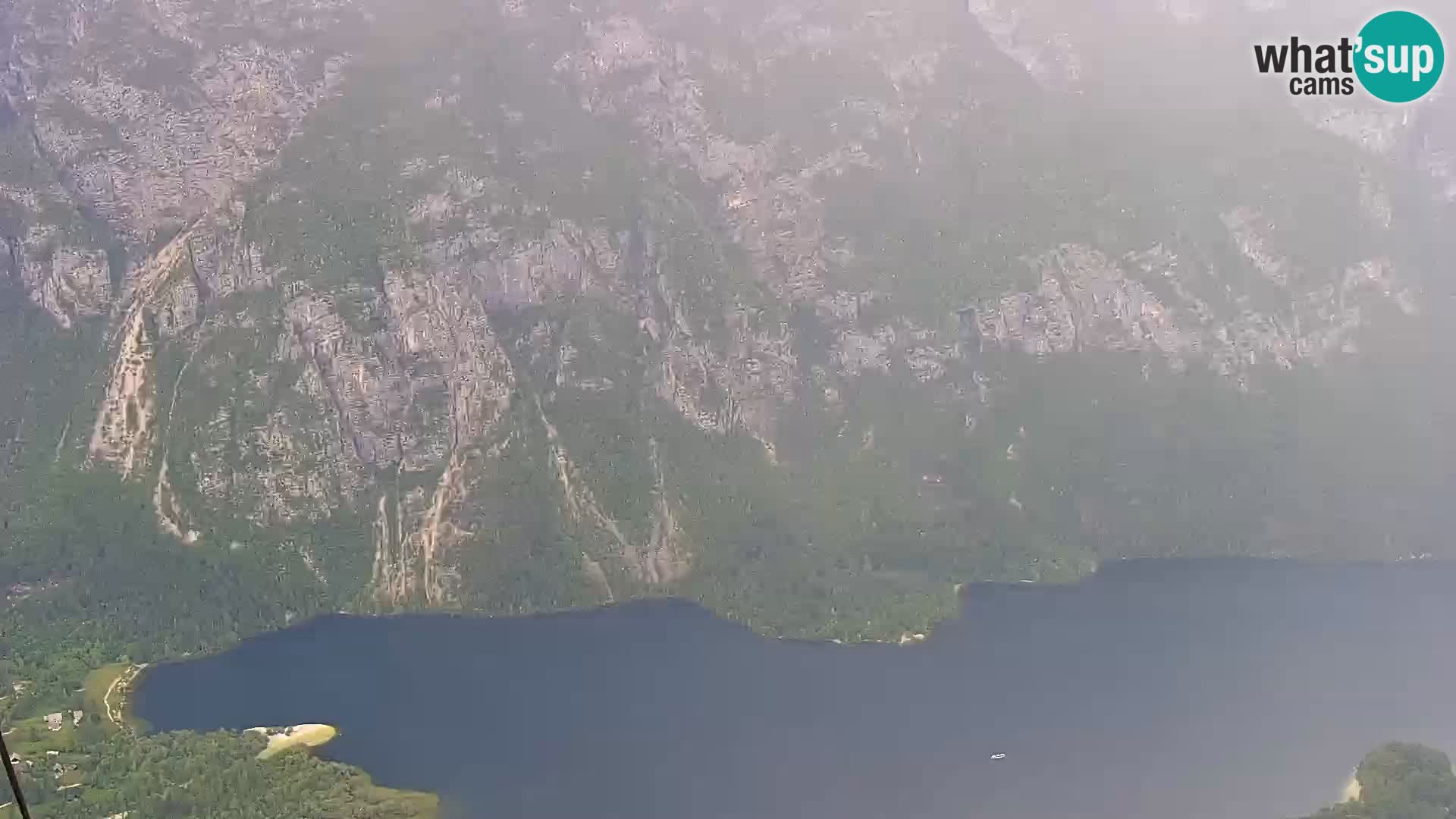 Webcam lago di Bohinj e del Triglav – vista dalla stazione sciistica di Vogel