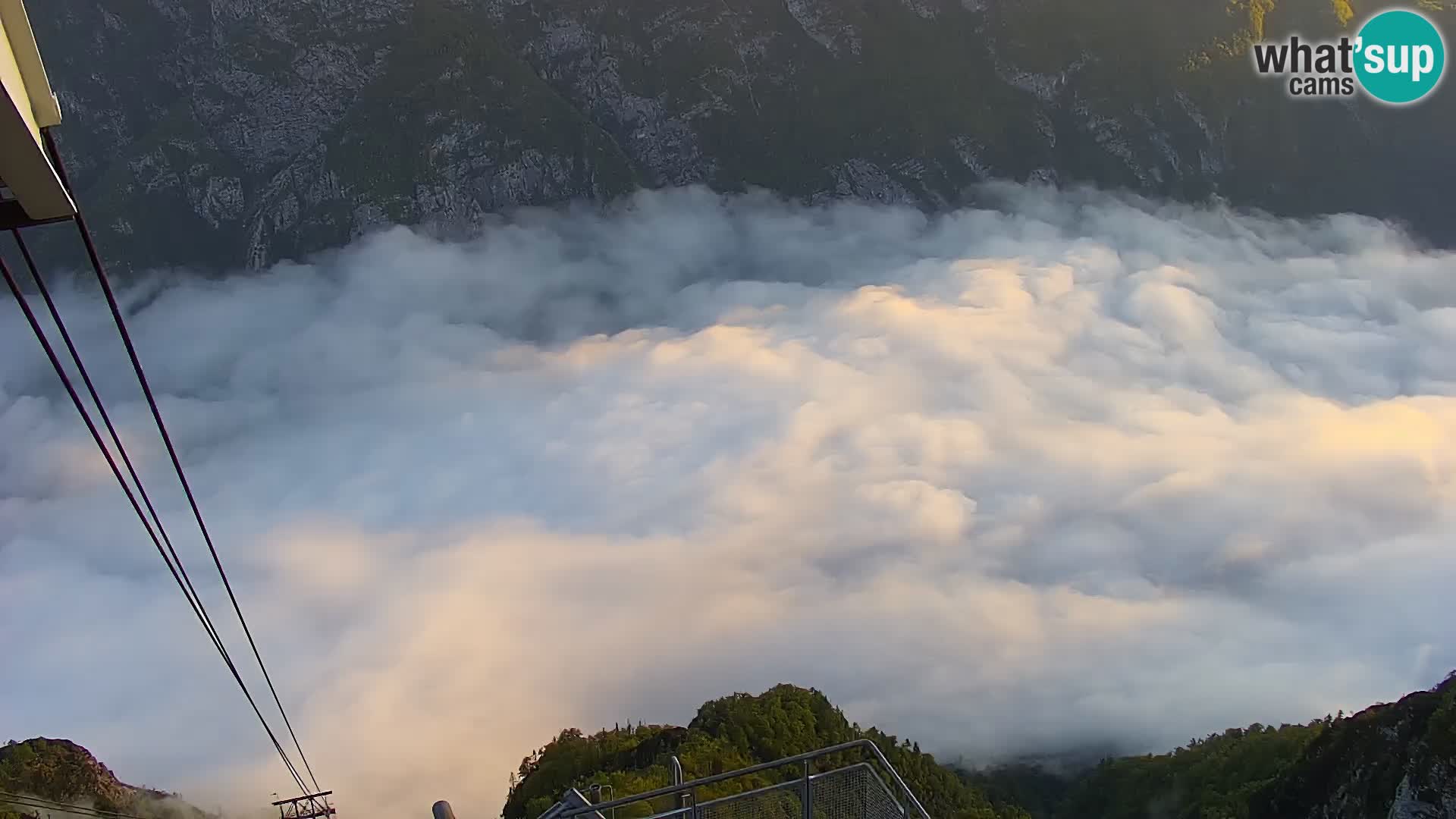 Webcam lago di Bohinj e del Triglav – vista dalla stazione sciistica di Vogel