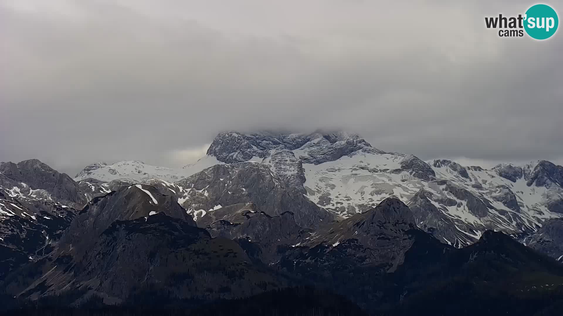 Spletna kamera Bohinj jezero in na Triglav – pogled s smučišča Vogel