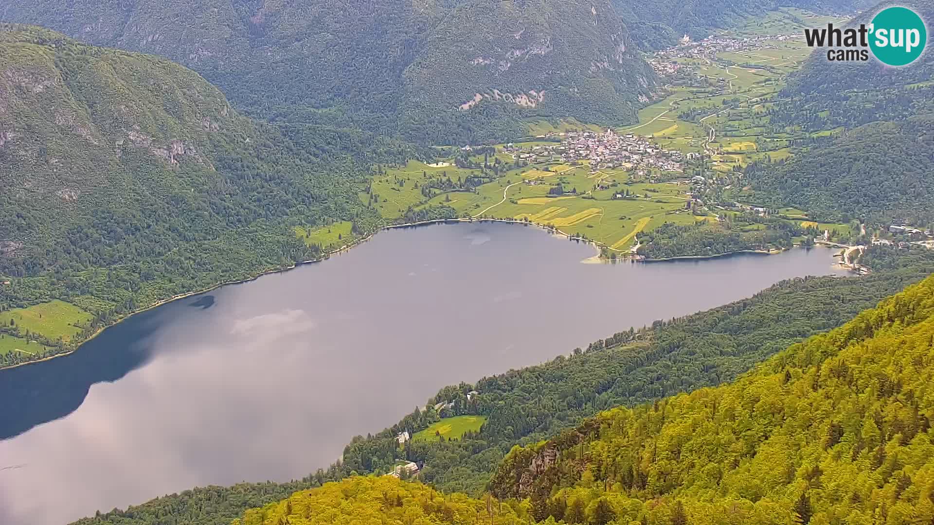 Webcam lago di Bohinj e del Triglav – vista dalla stazione sciistica di Vogel