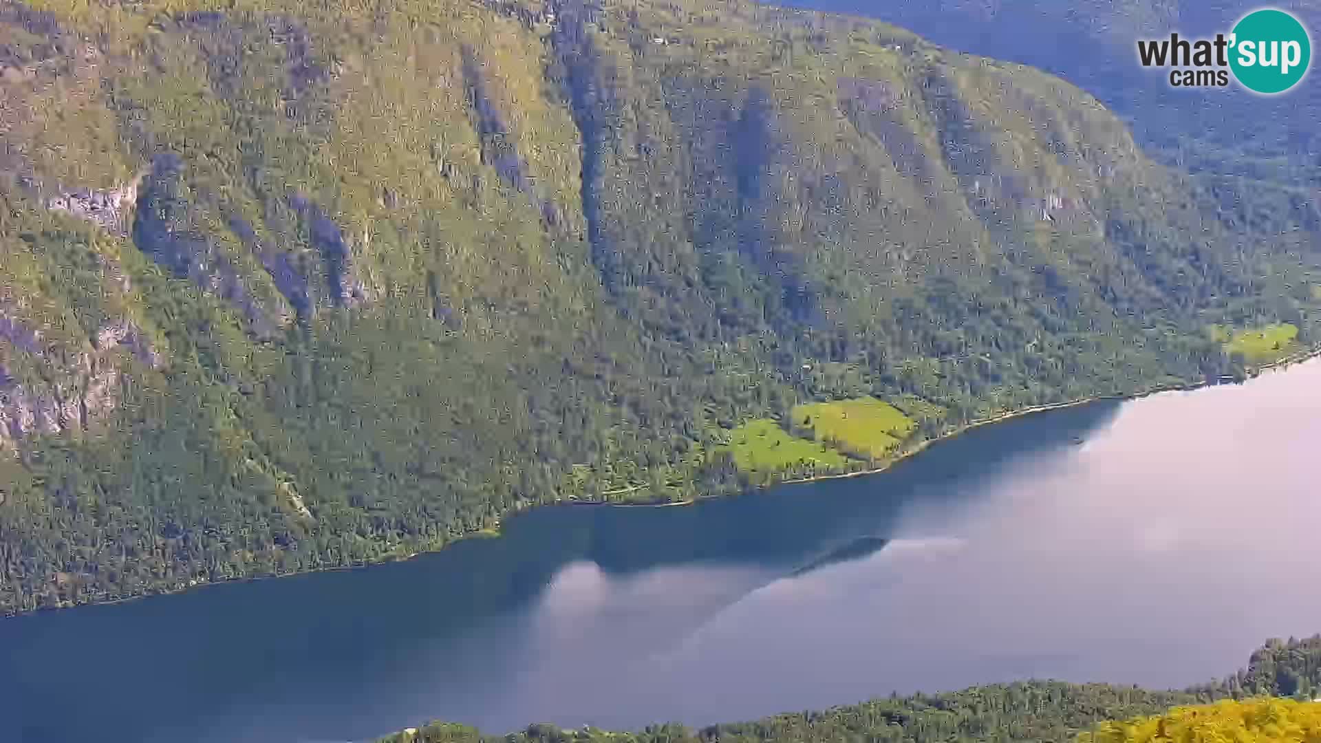 Webcam lago di Bohinj e del Triglav – vista dalla stazione sciistica di Vogel