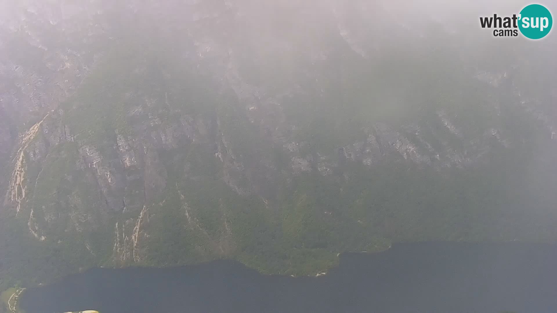 Spletna kamera Bohinj jezero in na Triglav – pogled s smučišča Vogel