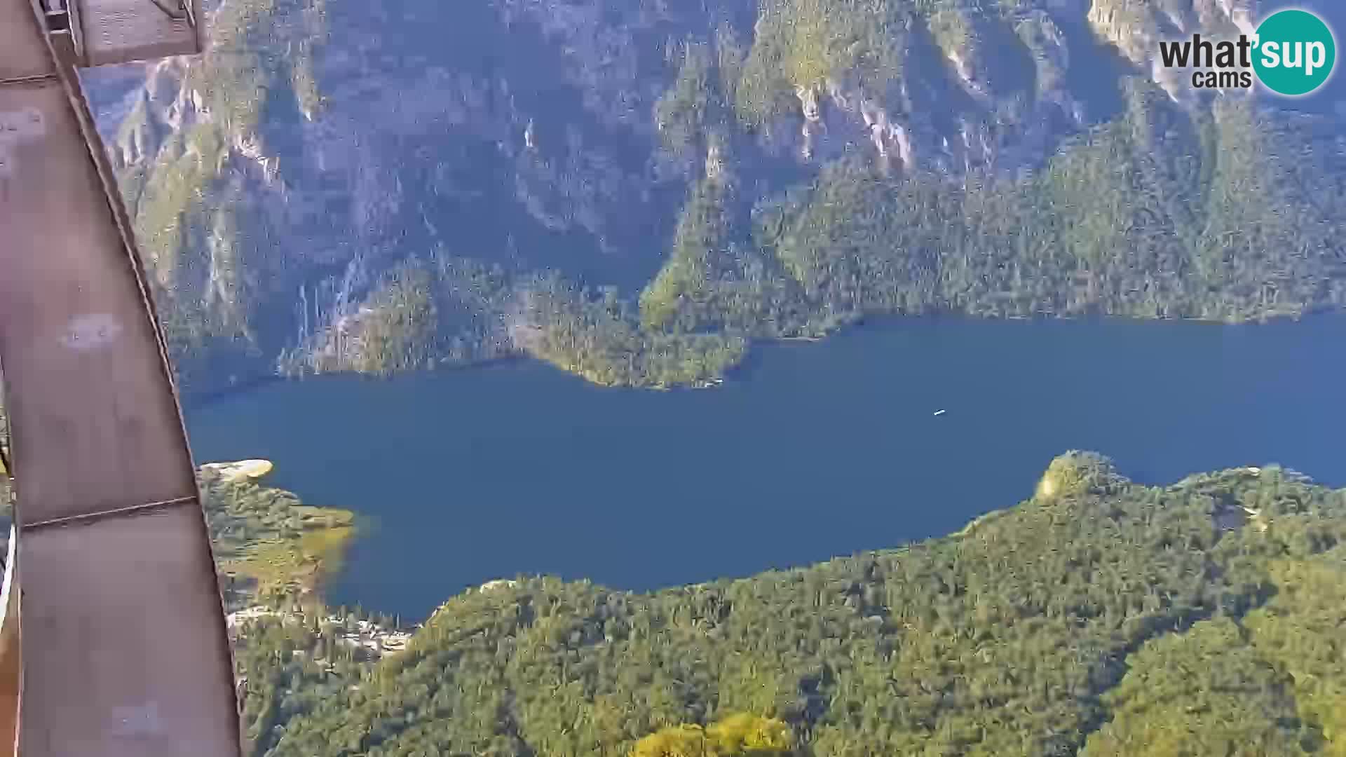 Bohinj lake webcam and Triglav – view from Vogel ski resort