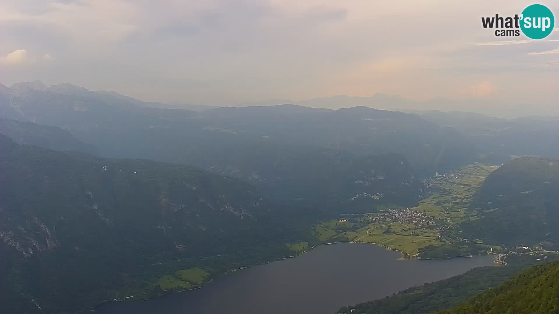 Bohinj lake webcam and Triglav – view from Vogel ski resort