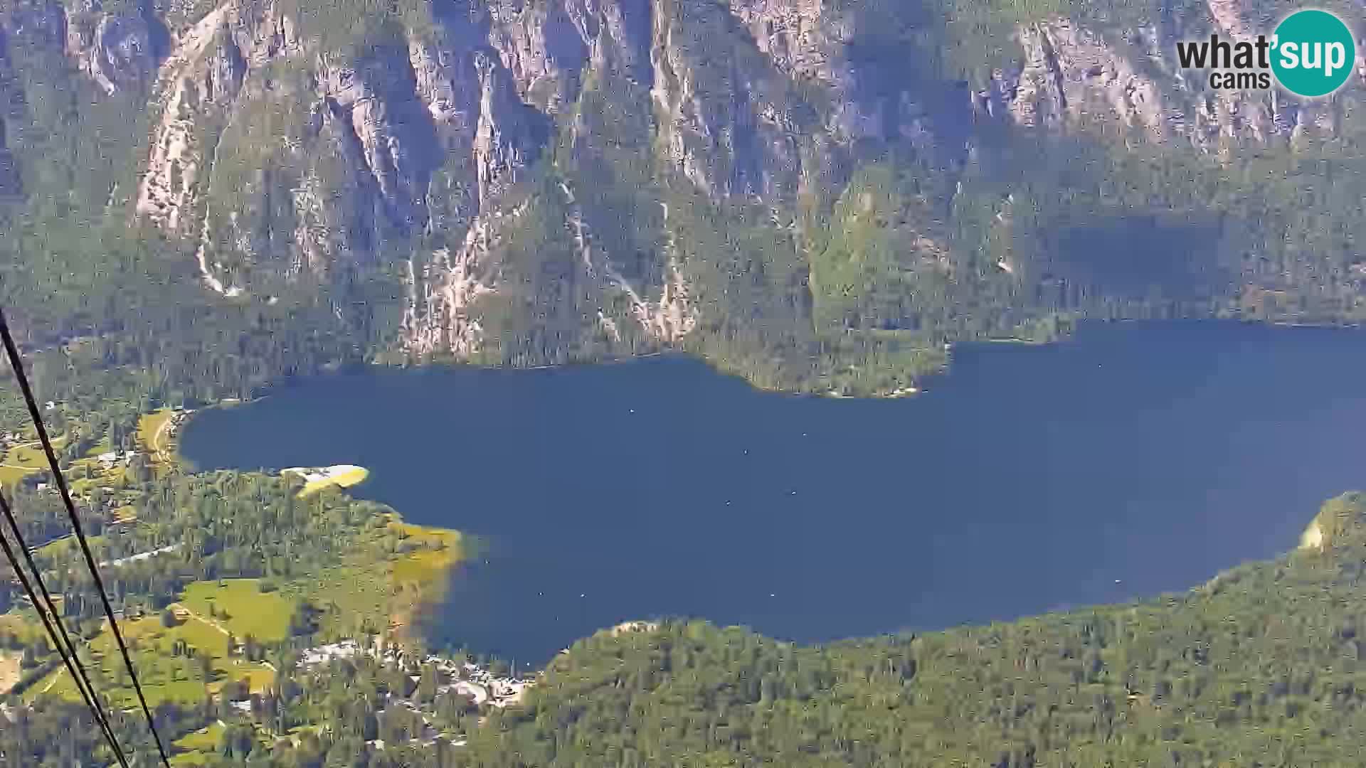 Webcam lago di Bohinj e del Triglav – vista dalla stazione sciistica di Vogel