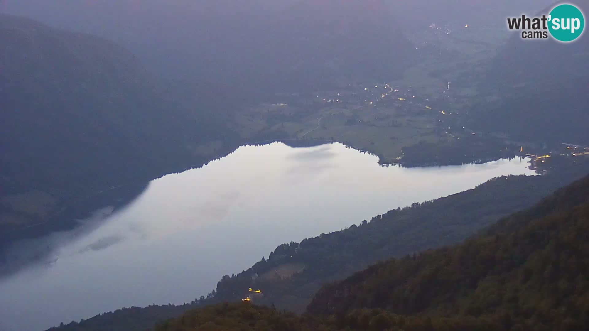 Webcam Bohinj See und Triglav – Blick vom Skigebiet Vogel