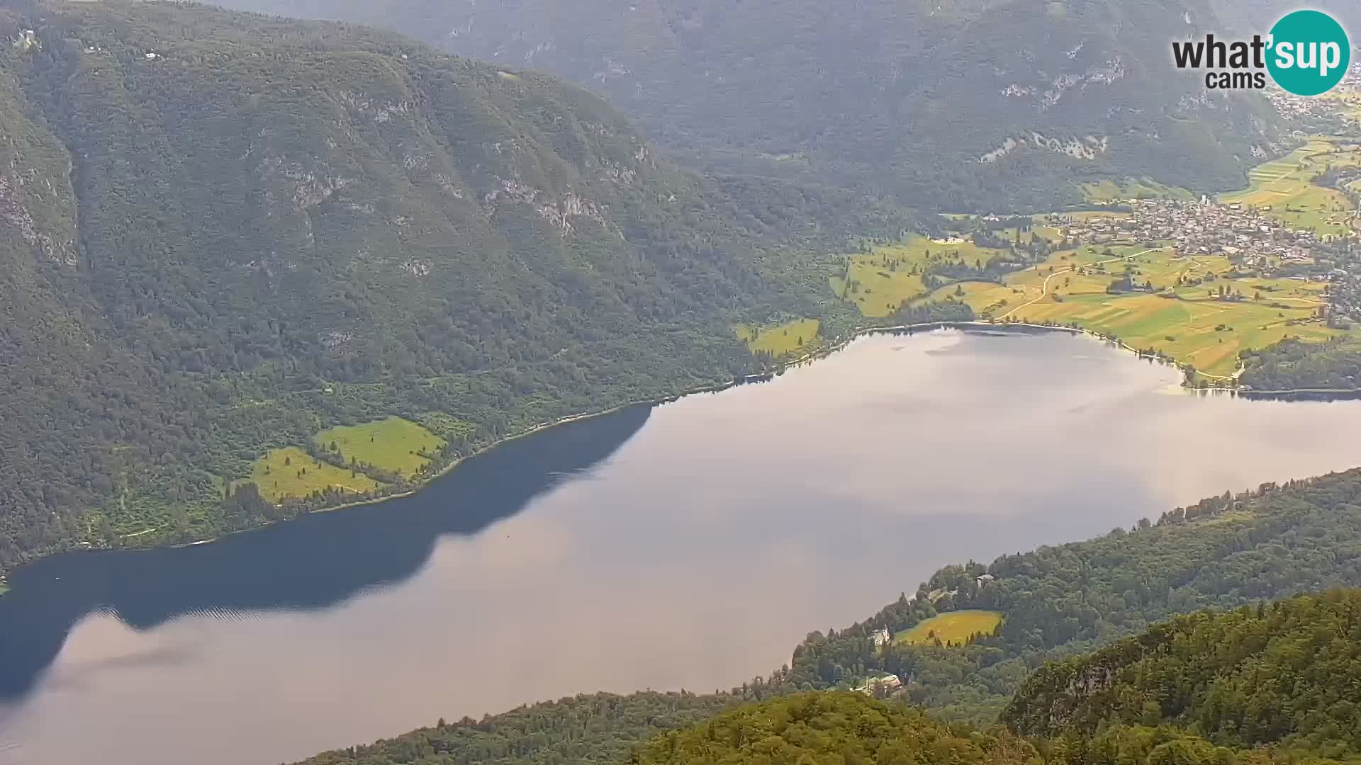 Bohinj lake webcam and Triglav – view from Vogel ski resort