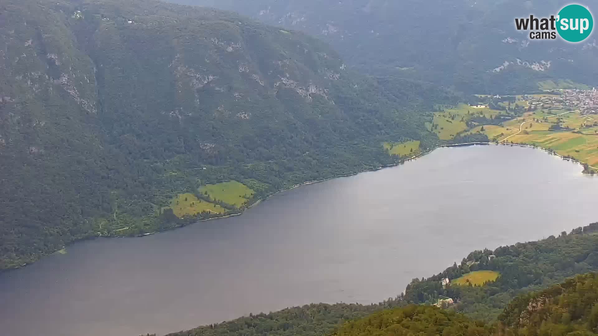 Cámara web del lago Bohinj y Triglav – vista desde la estación de esquí de Vogel