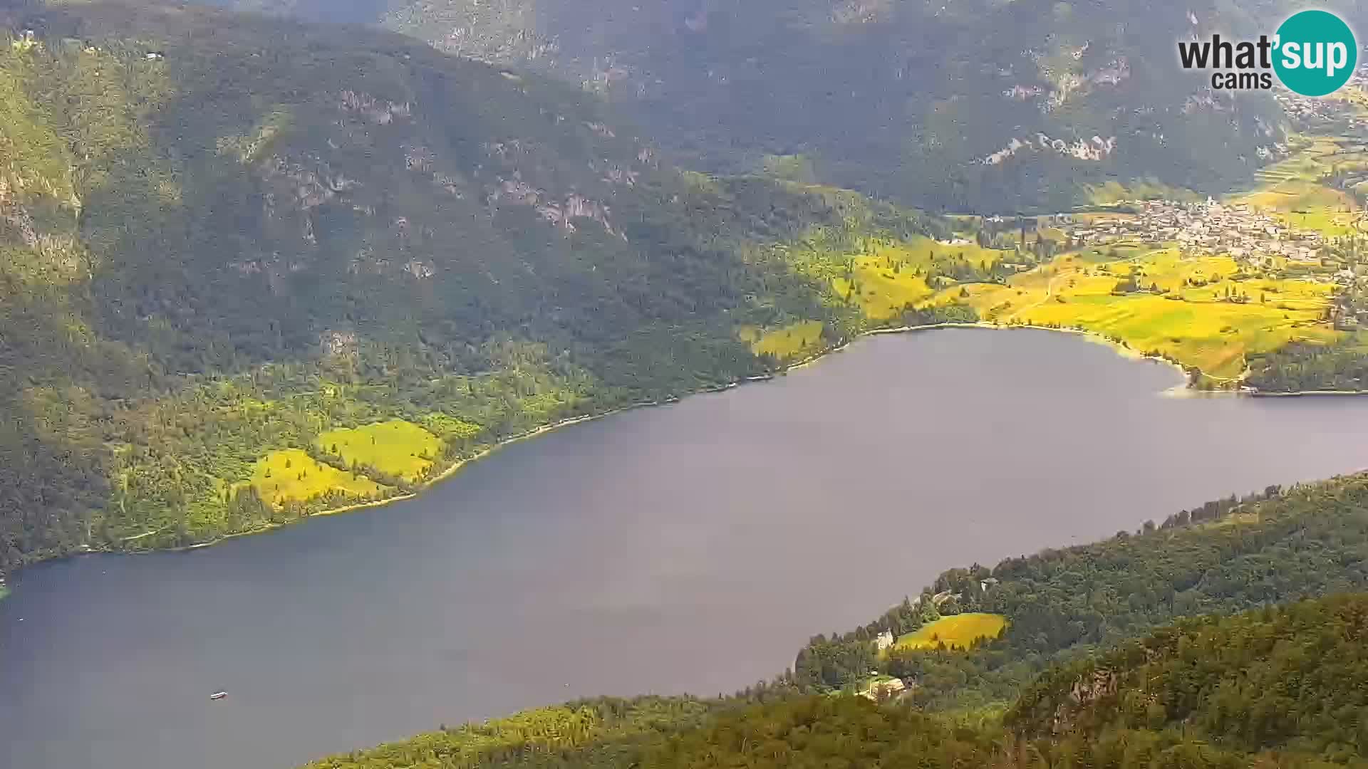 Cámara web del lago Bohinj y Triglav – vista desde la estación de esquí de Vogel