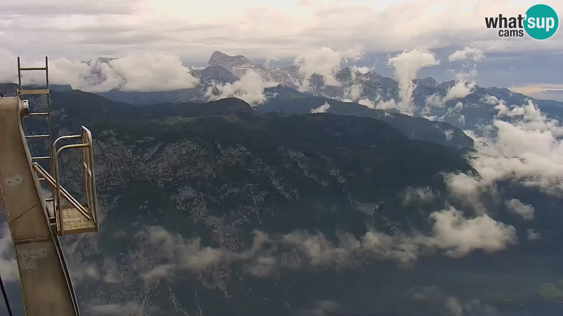 Webcam Bohinj See und Triglav – Blick vom Skigebiet Vogel