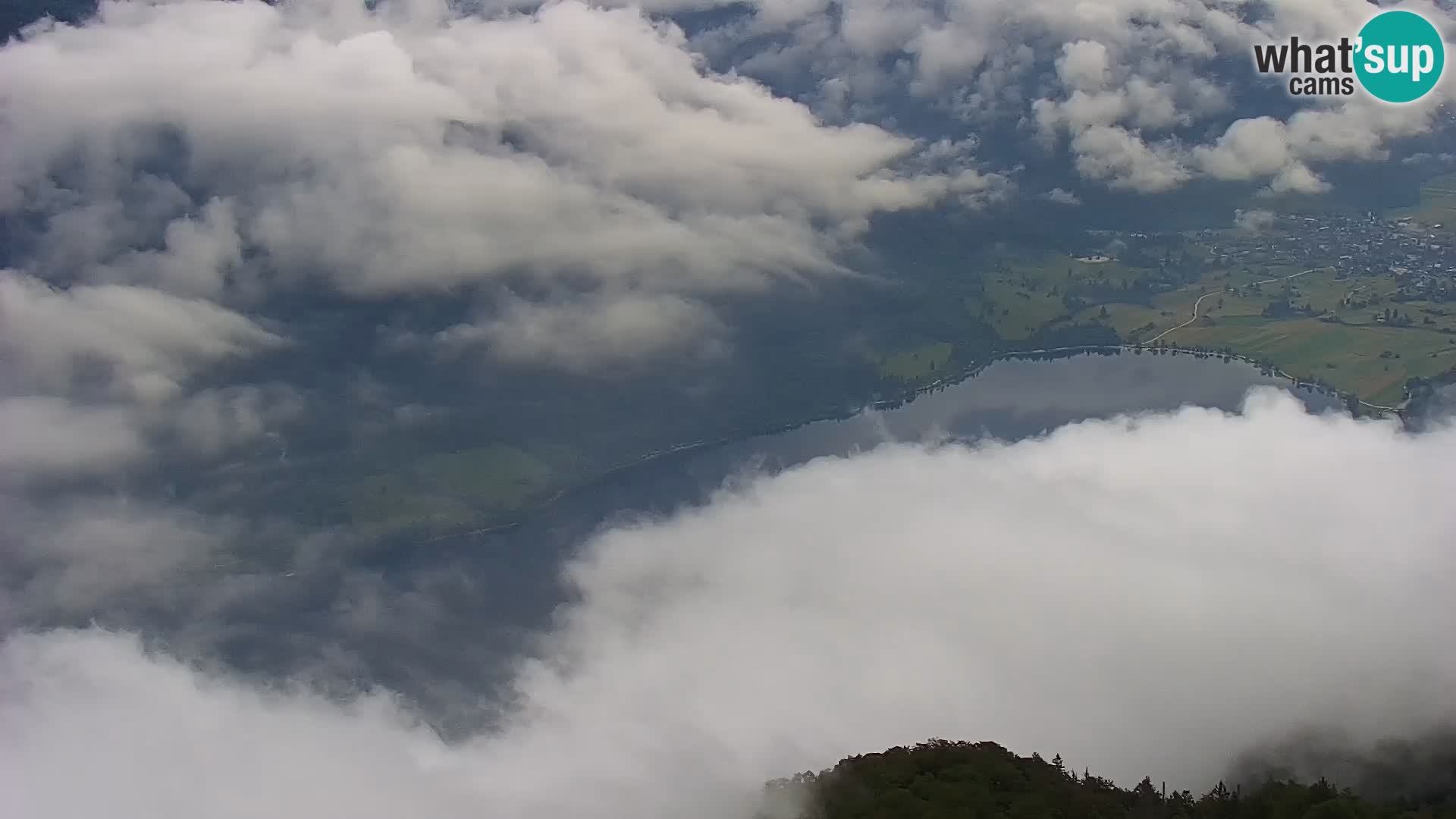Bohinj lake webcam and Triglav – view from Vogel ski resort