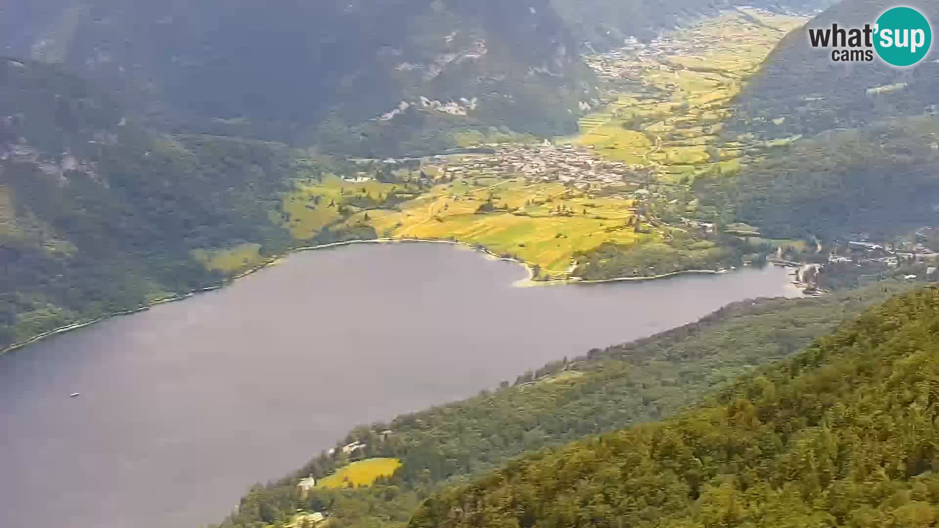 Webcam lago di Bohinj e del Triglav – vista dalla stazione sciistica di Vogel