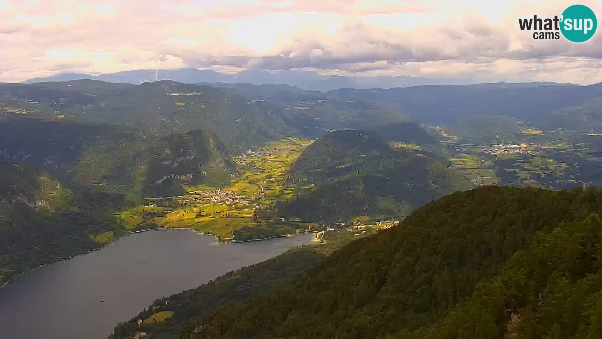Cámara web del lago Bohinj y Triglav – vista desde la estación de esquí de Vogel
