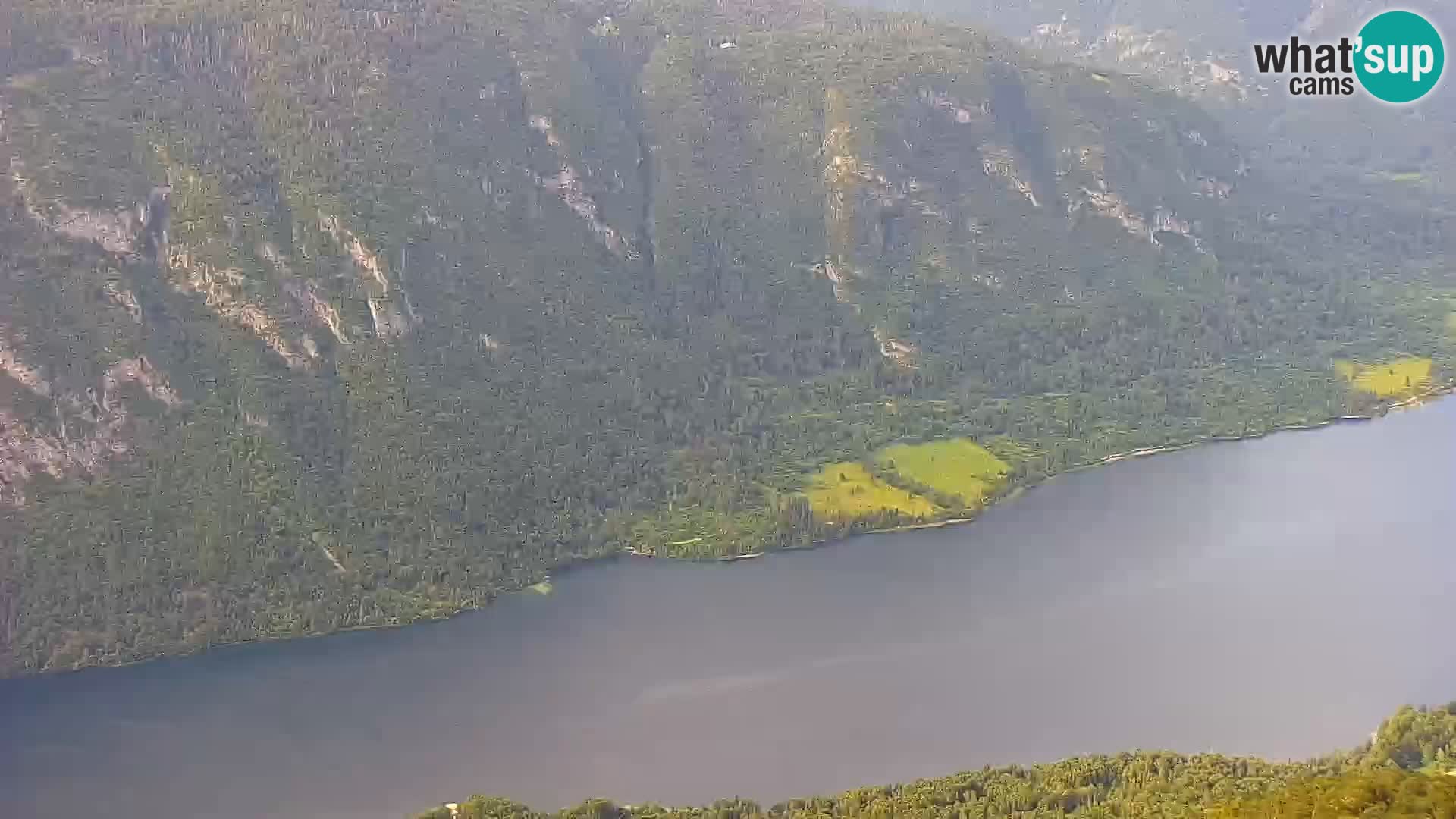 Cámara web del lago Bohinj y Triglav – vista desde la estación de esquí de Vogel