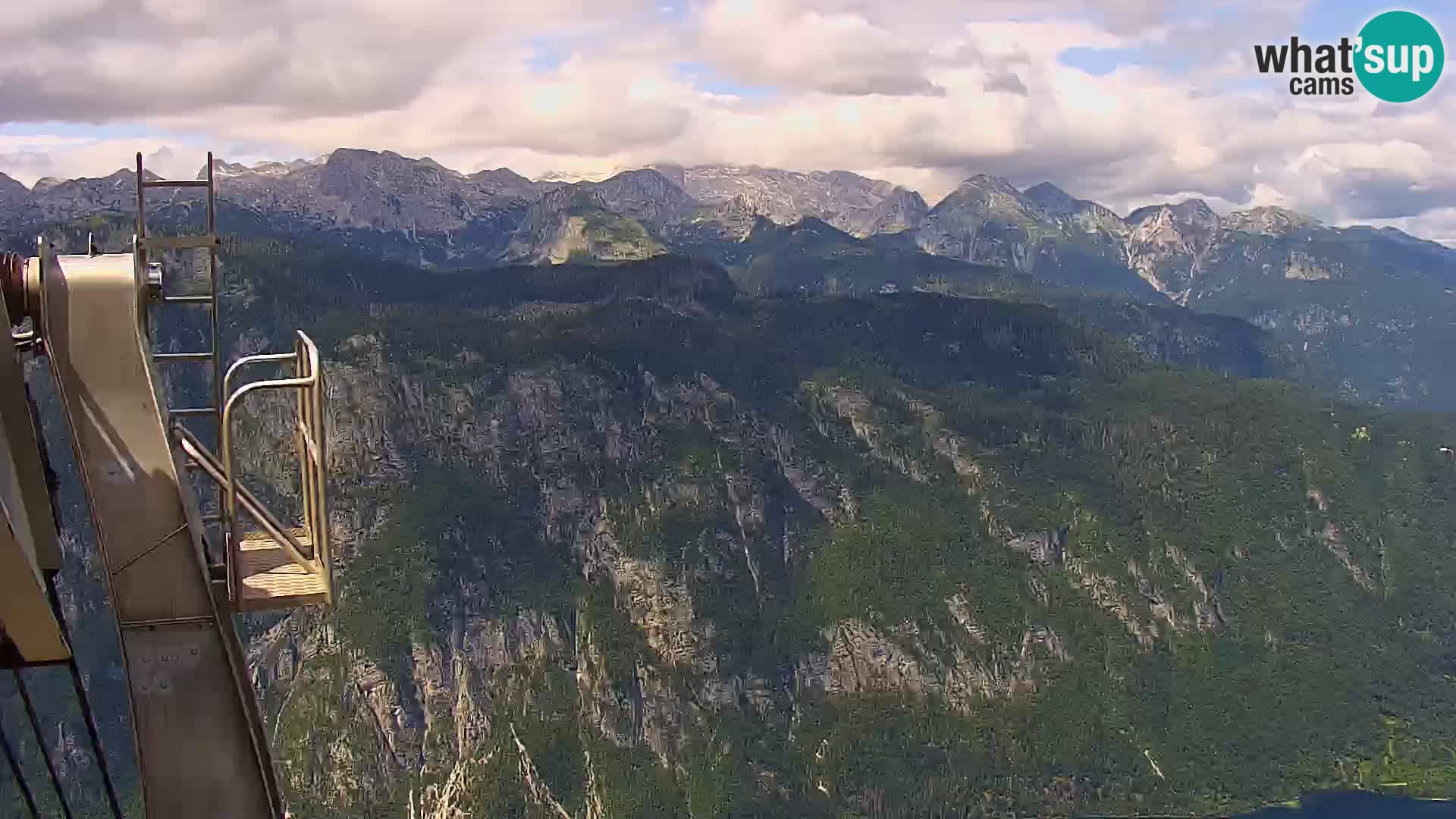 Cámara web del lago Bohinj y Triglav – vista desde la estación de esquí de Vogel