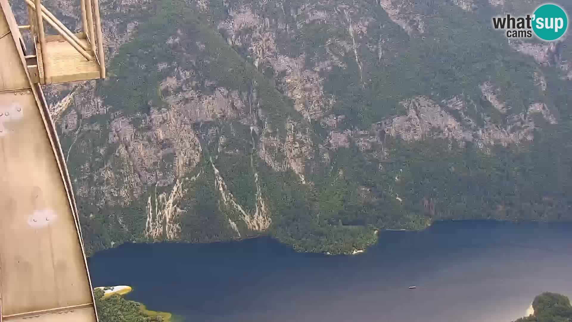 Webcam lago di Bohinj e del Triglav – vista dalla stazione sciistica di Vogel