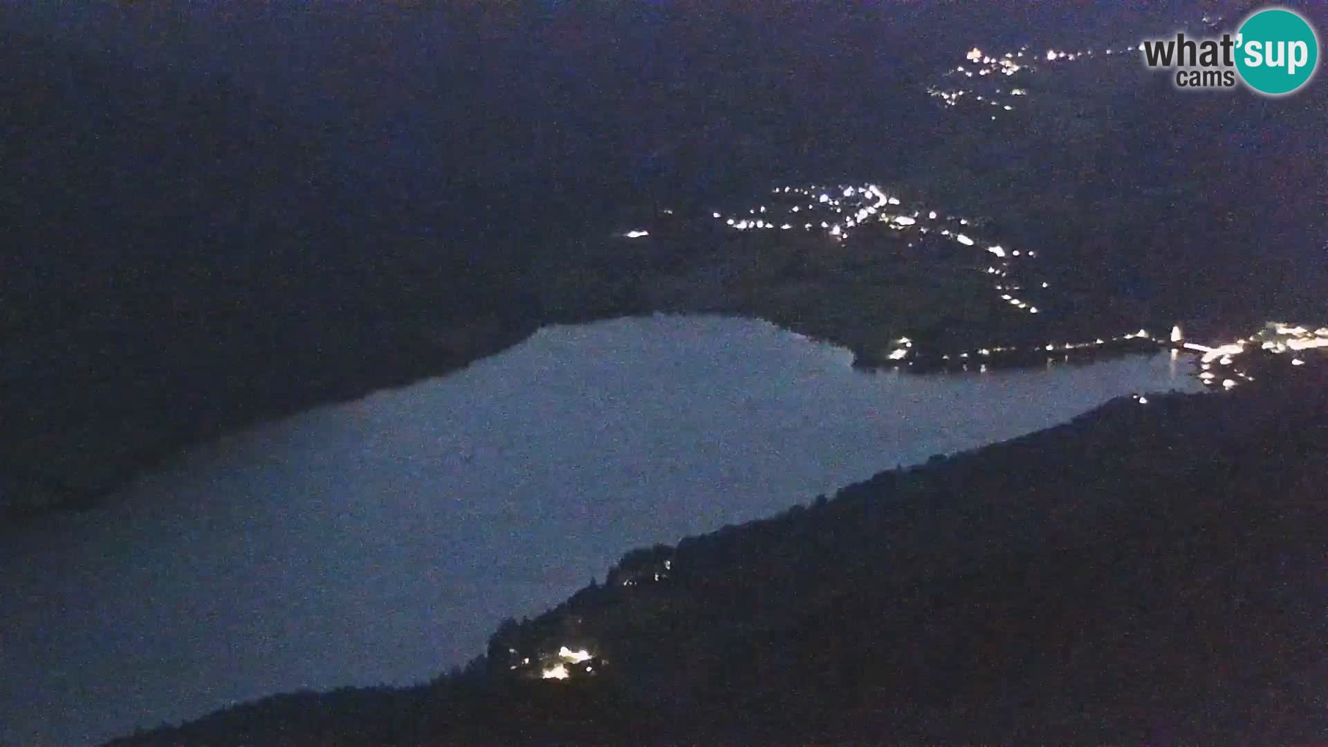 Webcam lac de Bohinj et Triglav – vue depuis la station de ski de Vogel