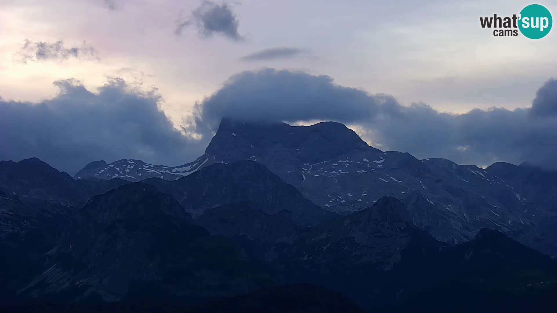 Bohinj lake webcam and Triglav – view from Vogel ski resort