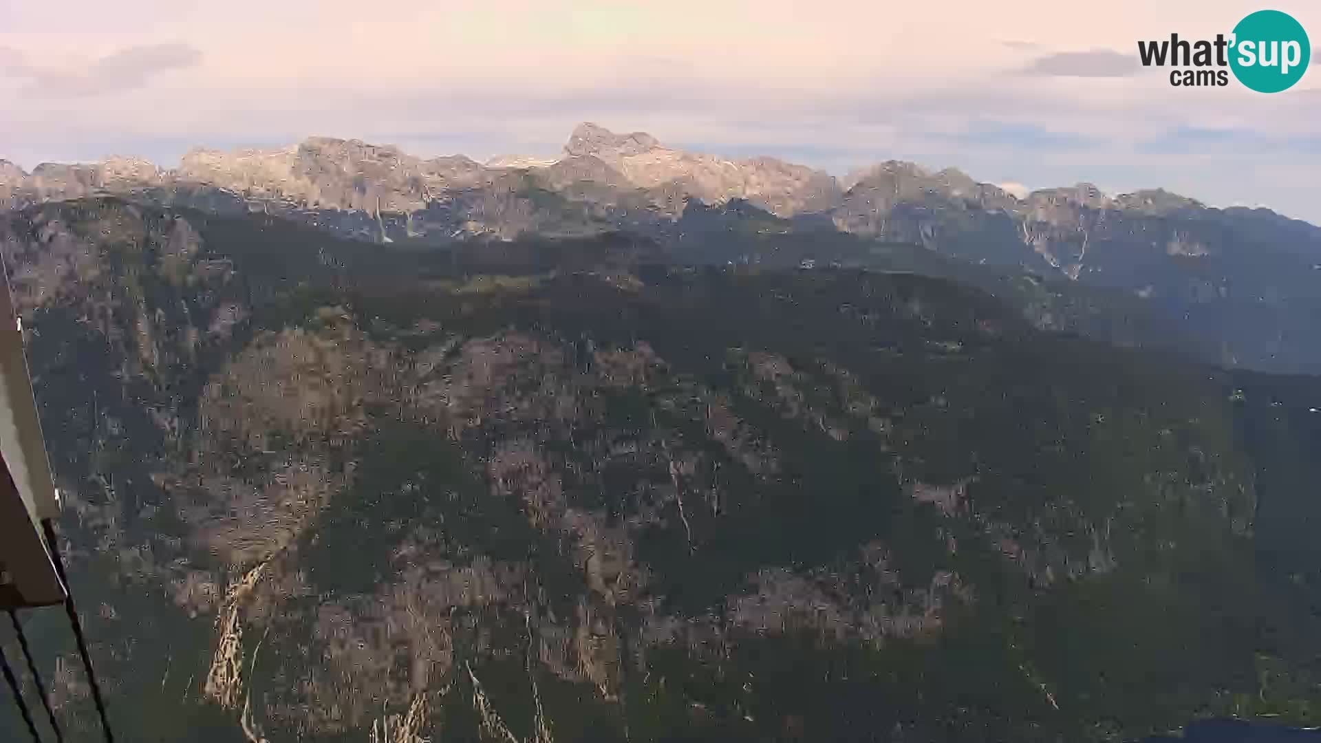 Webcam lago di Bohinj e del Triglav – vista dalla stazione sciistica di Vogel