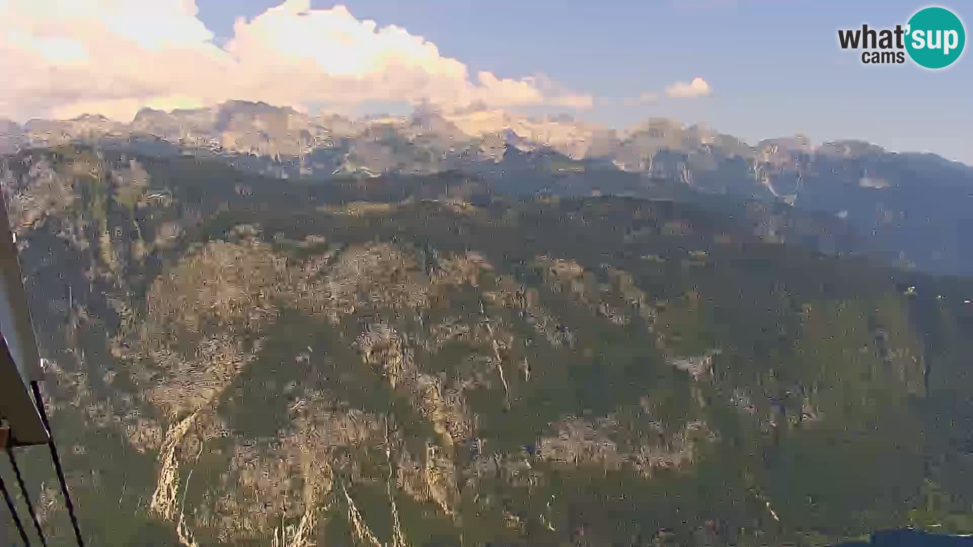 Bohinj lake webcam and Triglav – view from Vogel ski resort