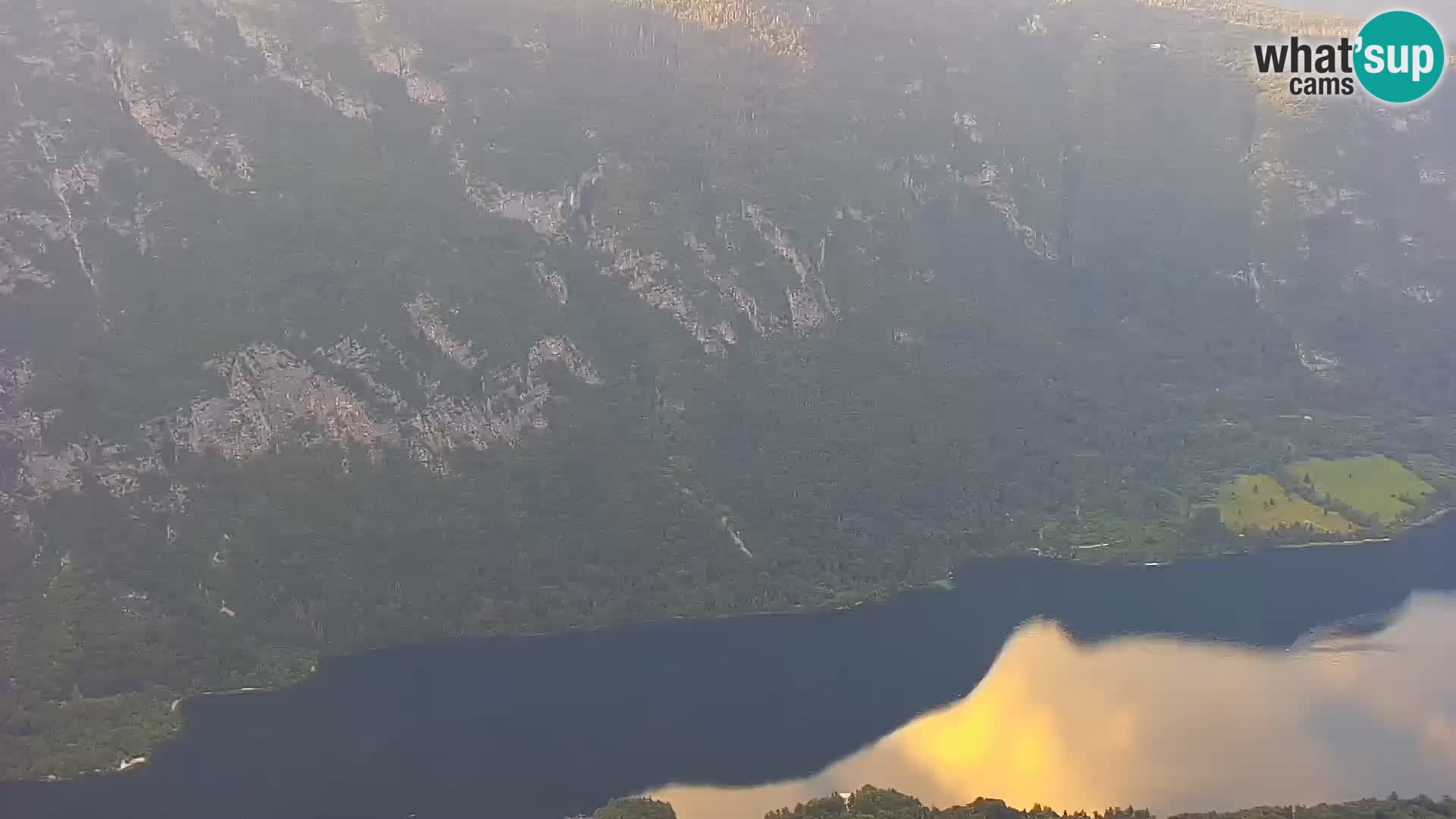Bohinj lake webcam and Triglav – view from Vogel ski resort