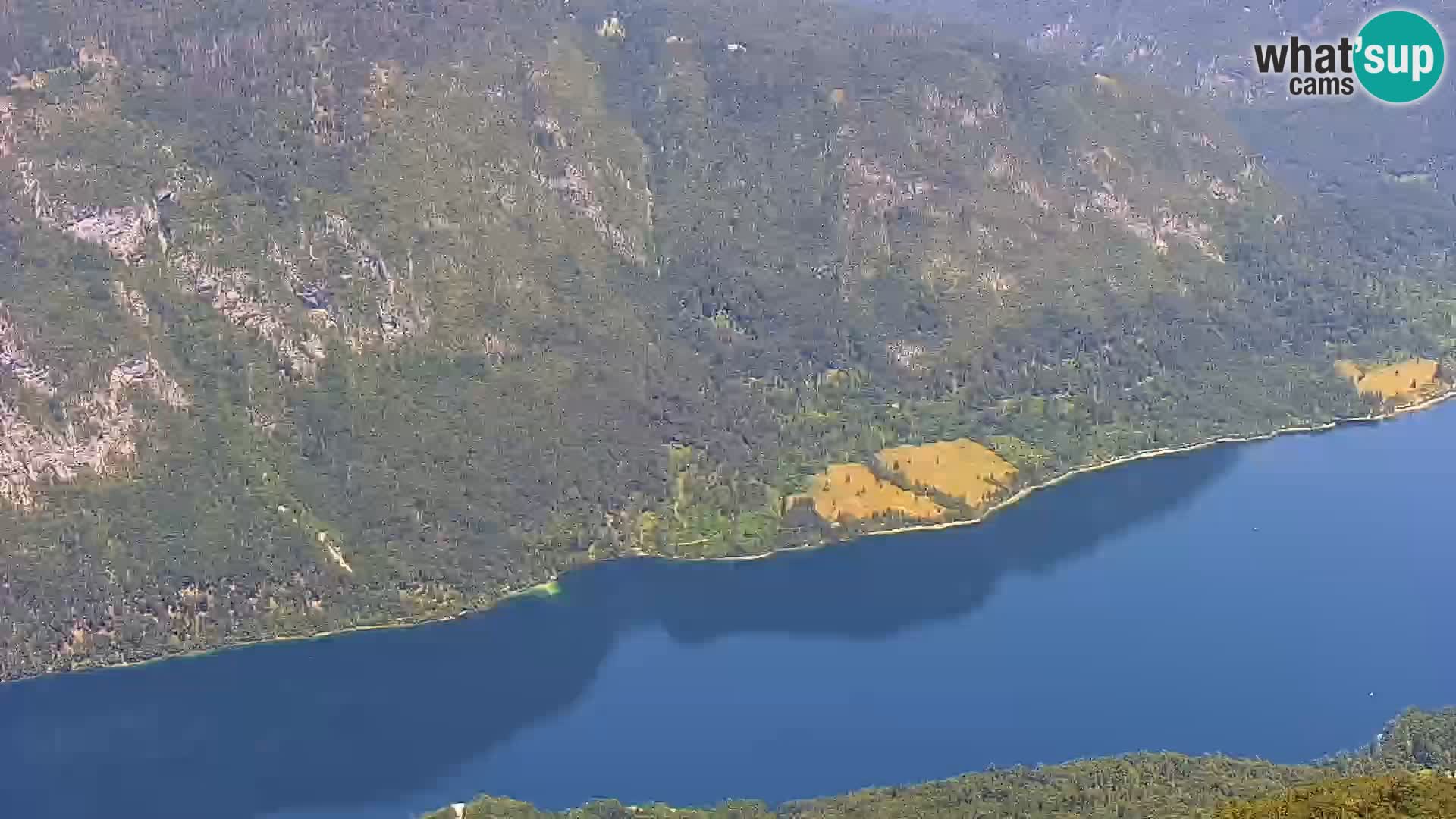 Cámara web del lago Bohinj y Triglav – vista desde la estación de esquí de Vogel