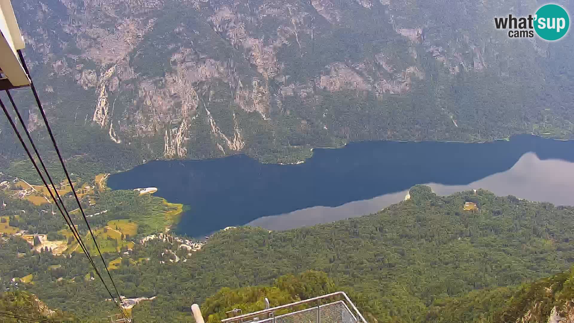 Bohinj lake webcam and Triglav – view from Vogel ski resort