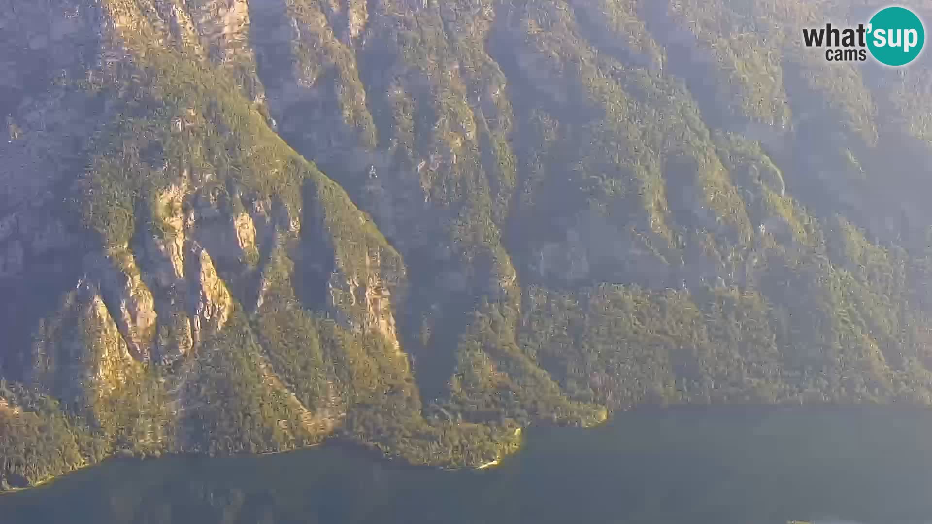 Webcam lac de Bohinj et Triglav – vue depuis la station de ski de Vogel
