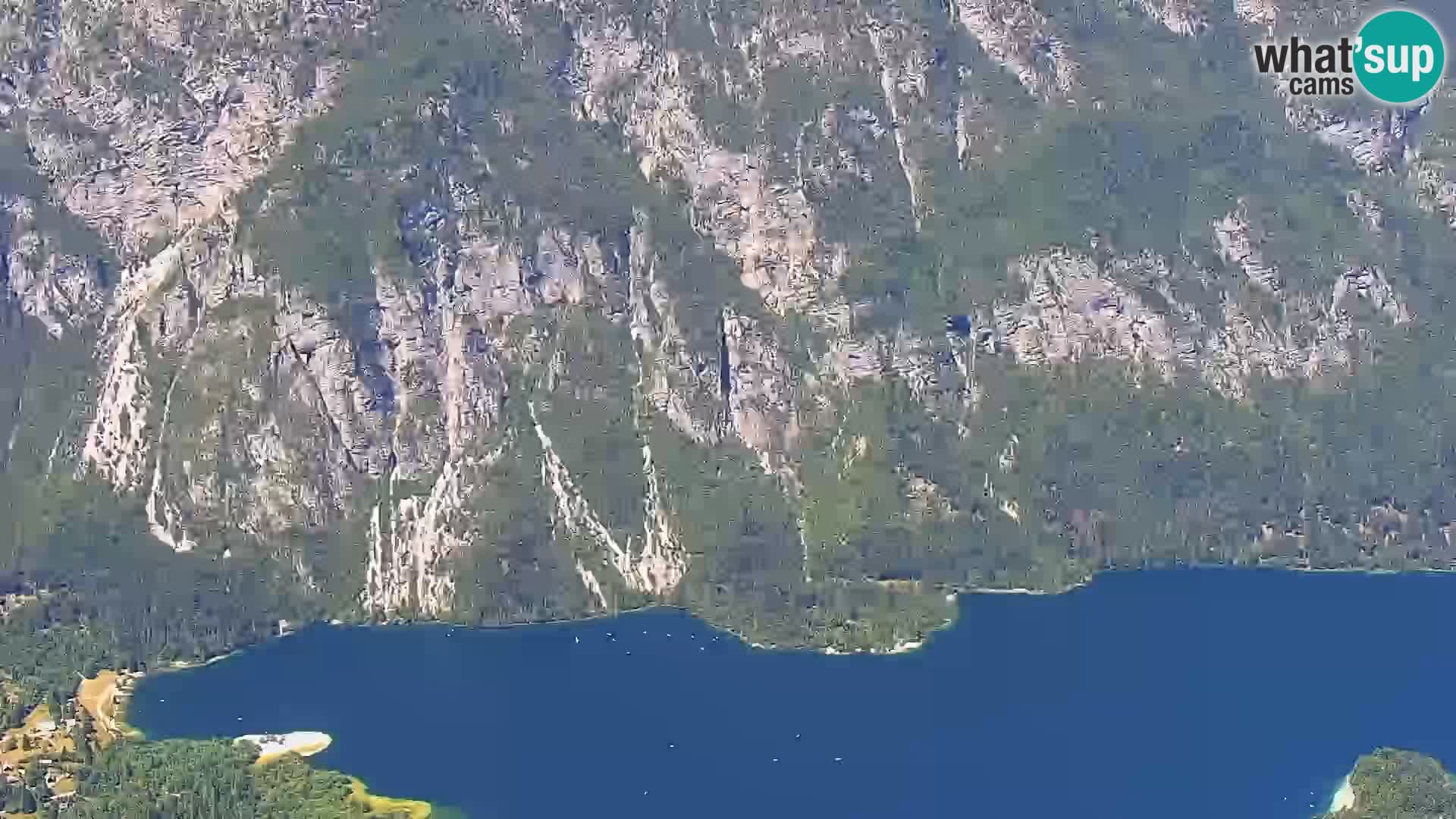 Webcam lac de Bohinj et Triglav – vue depuis la station de ski de Vogel