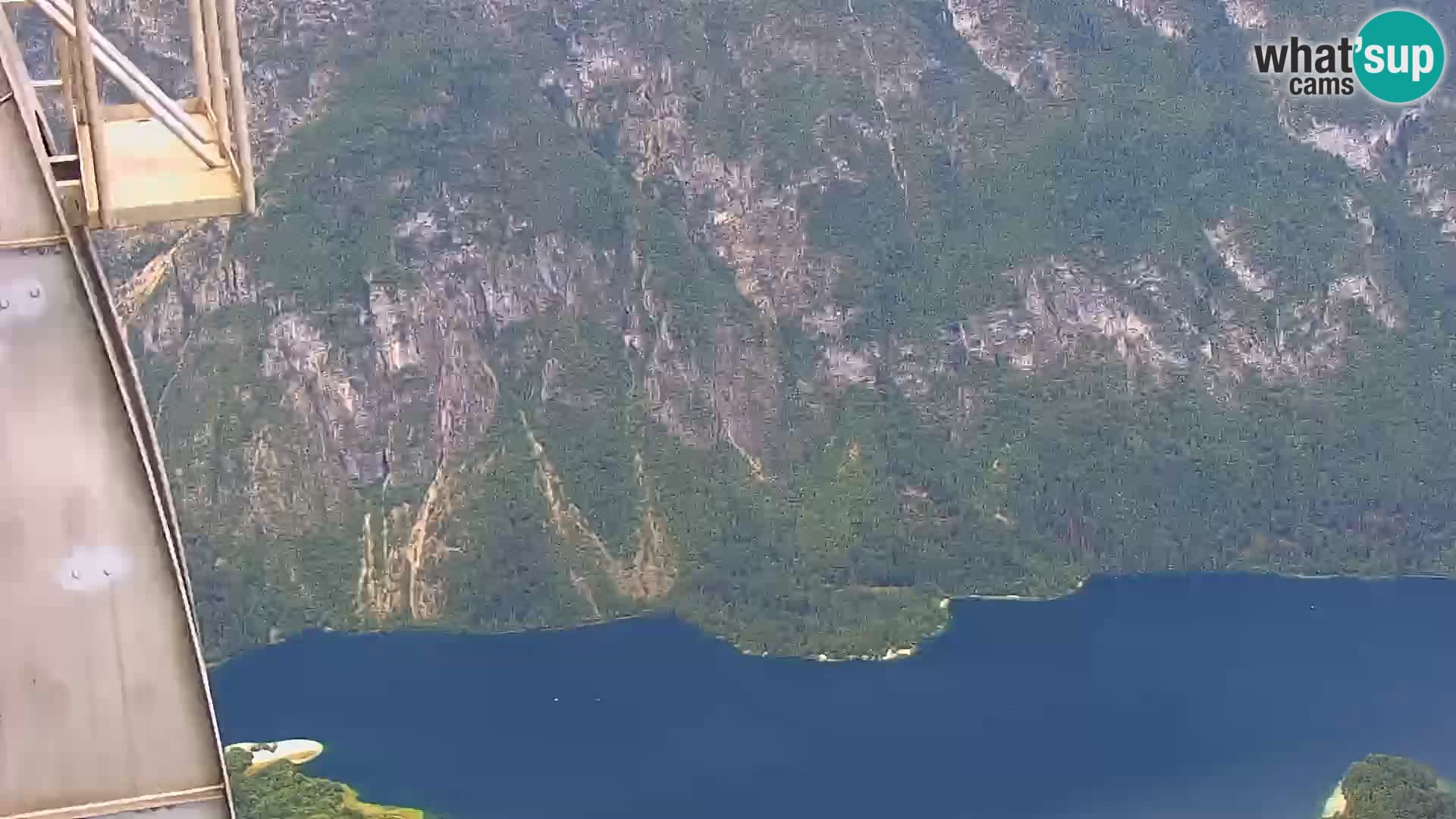 Bohinj lake webcam and Triglav – view from Vogel ski resort