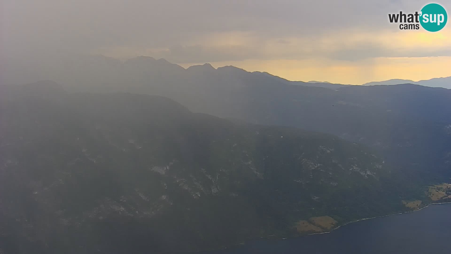 Webcam Bohinj See und Triglav – Blick vom Skigebiet Vogel
