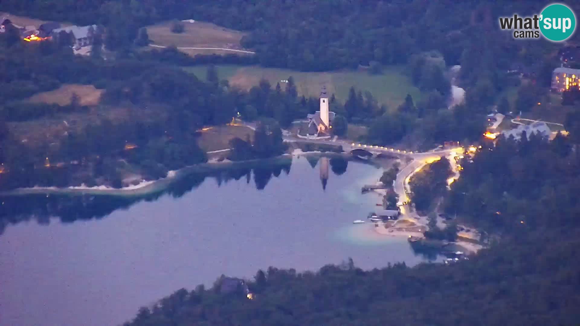 Cámara web del lago Bohinj y Triglav – vista desde la estación de esquí de Vogel