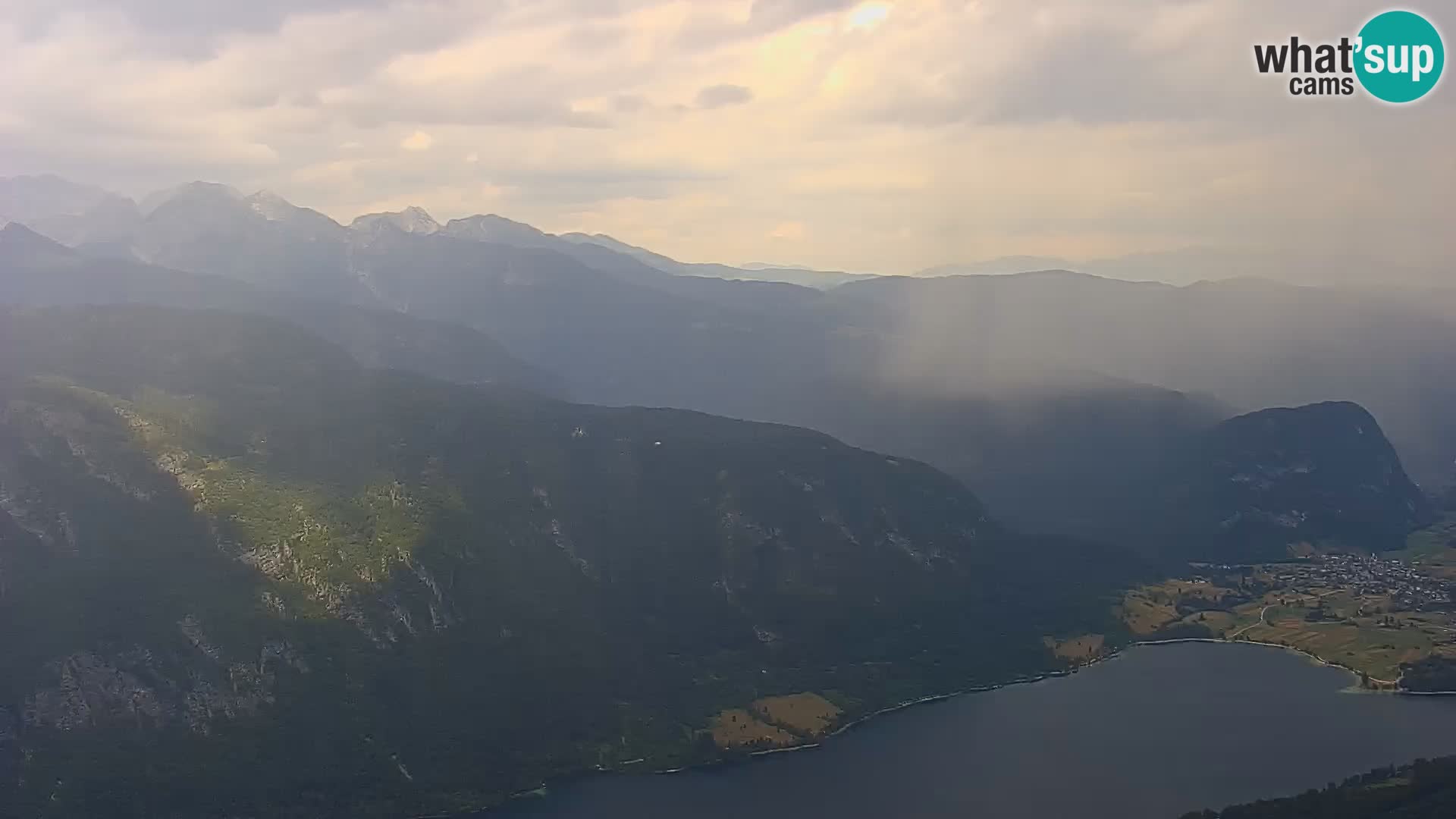 Bohinj lake webcam and Triglav – view from Vogel ski resort