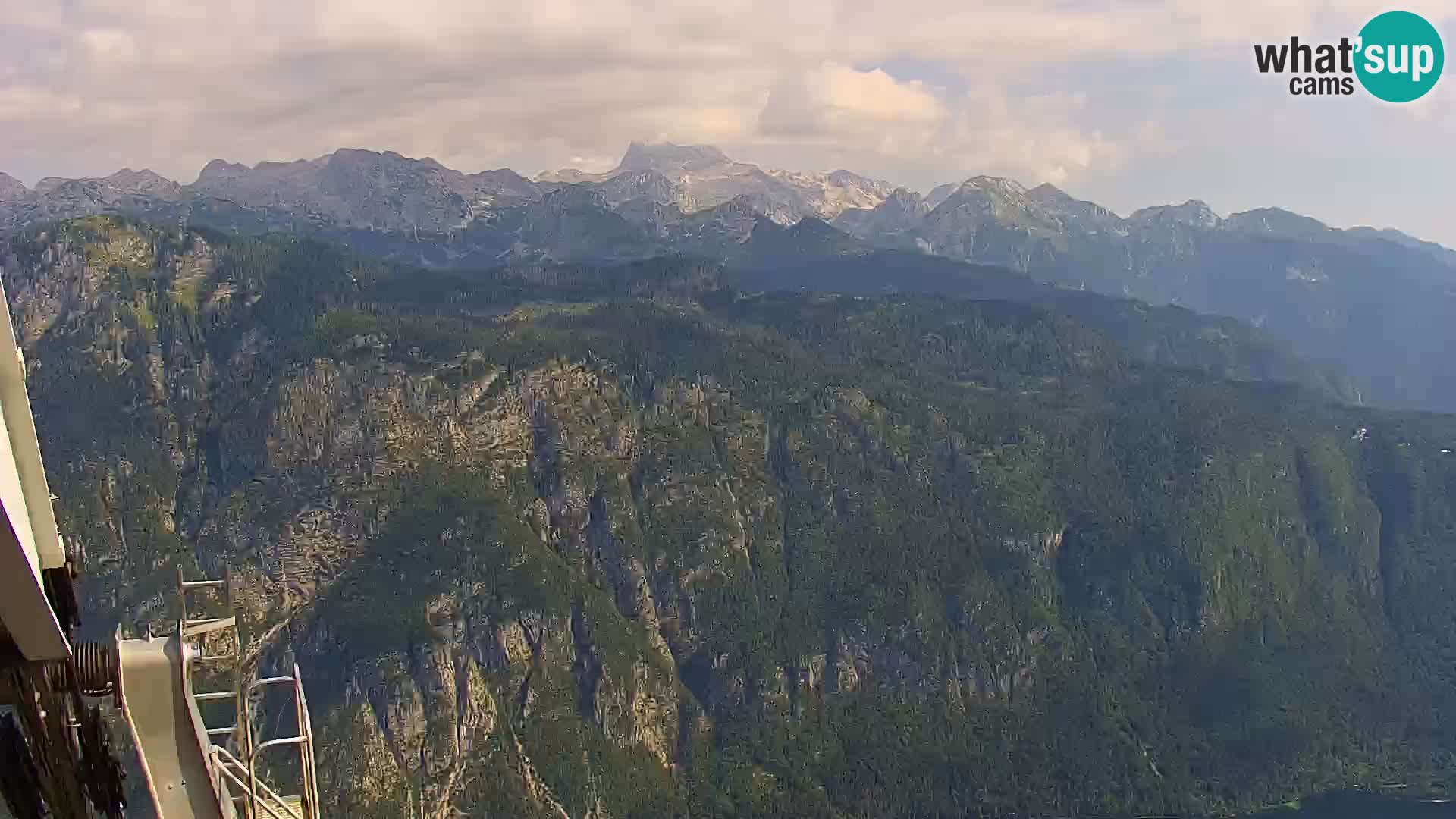 Bohinj lake webcam and Triglav – view from Vogel ski resort