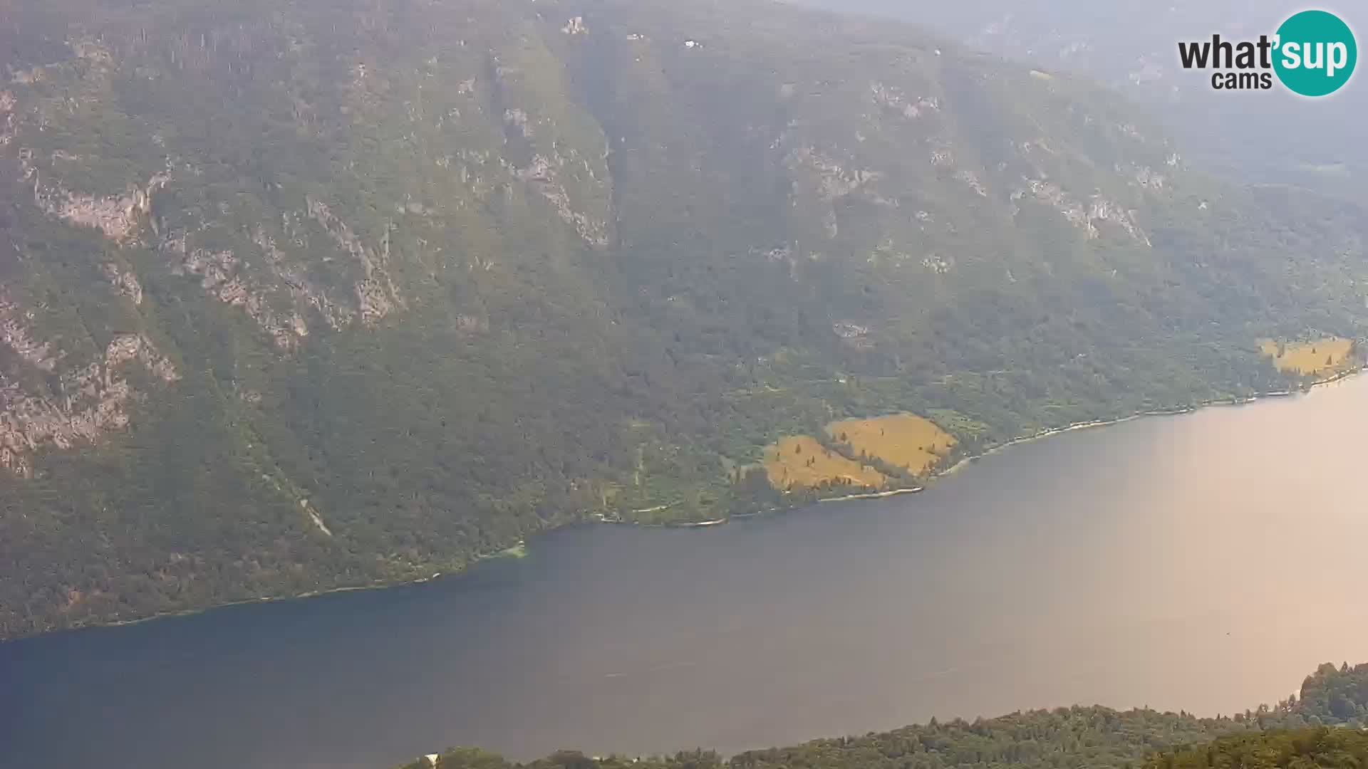 Cámara web del lago Bohinj y Triglav – vista desde la estación de esquí de Vogel