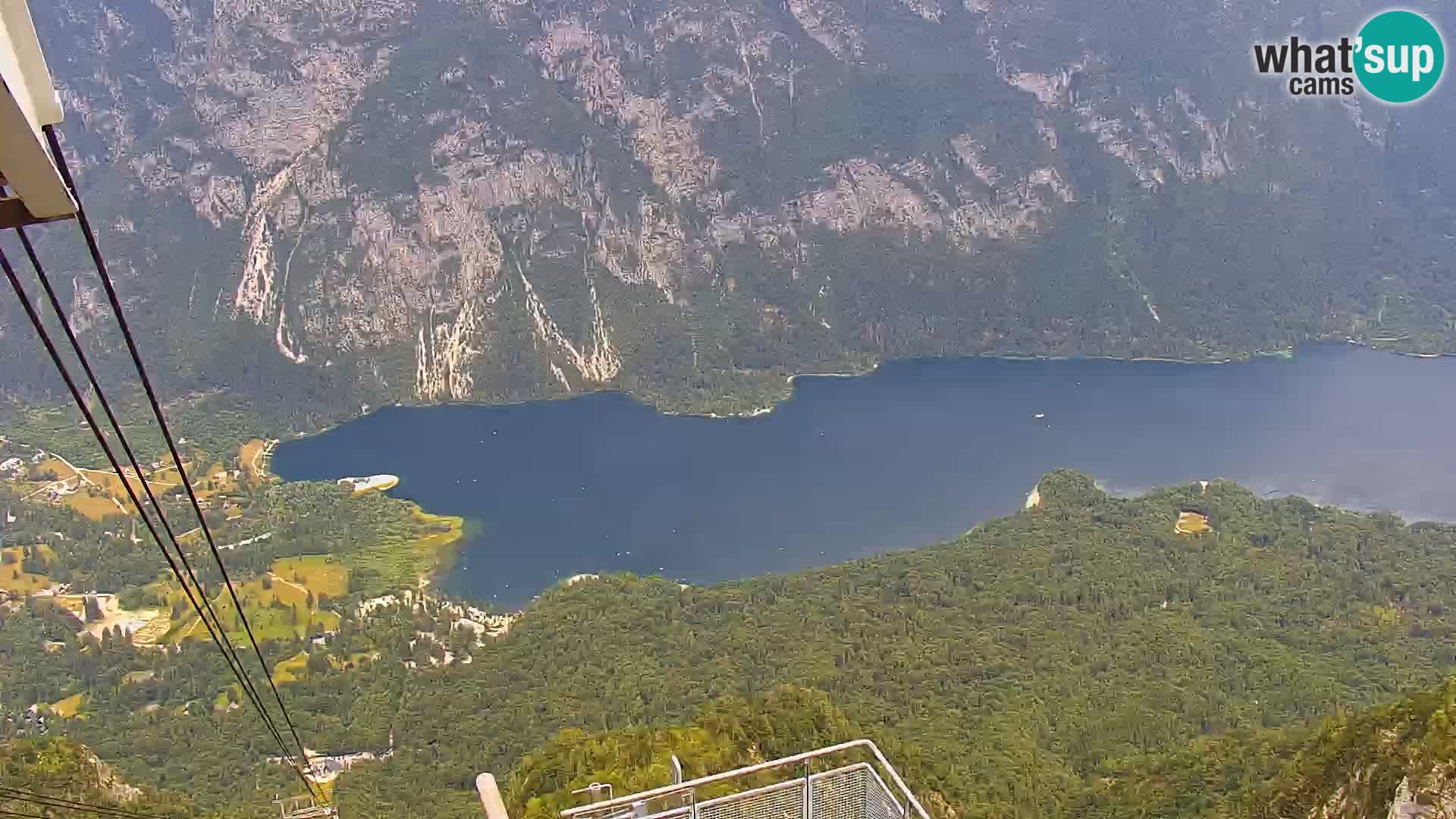 Cámara web del lago Bohinj y Triglav – vista desde la estación de esquí de Vogel