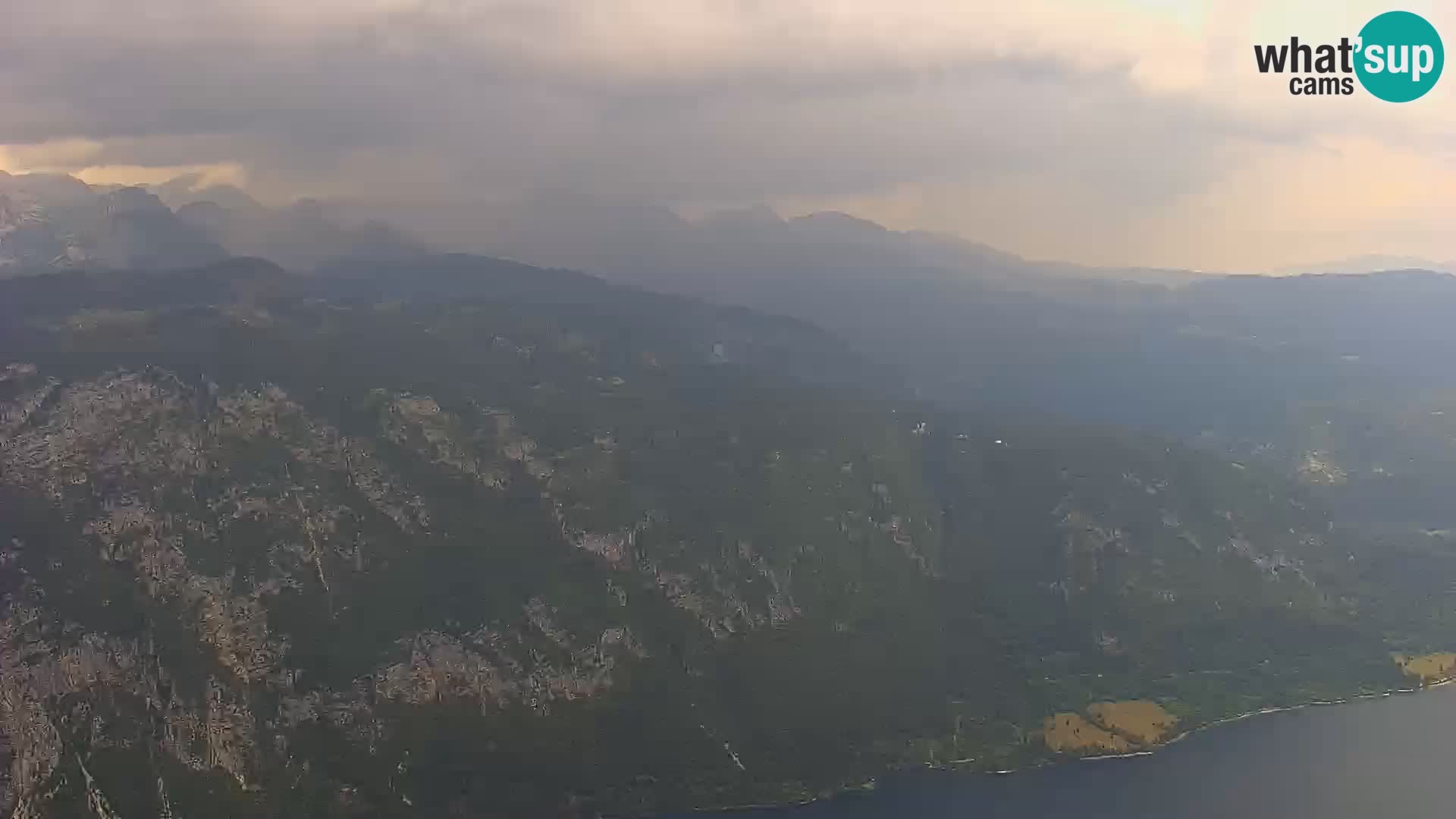 Cámara web del lago Bohinj y Triglav – vista desde la estación de esquí de Vogel