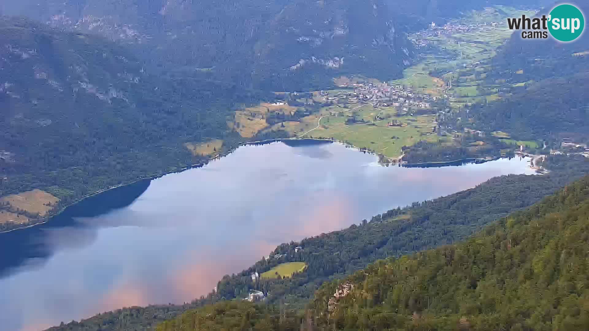 Webcam lago di Bohinj e del Triglav – vista dalla stazione sciistica di Vogel