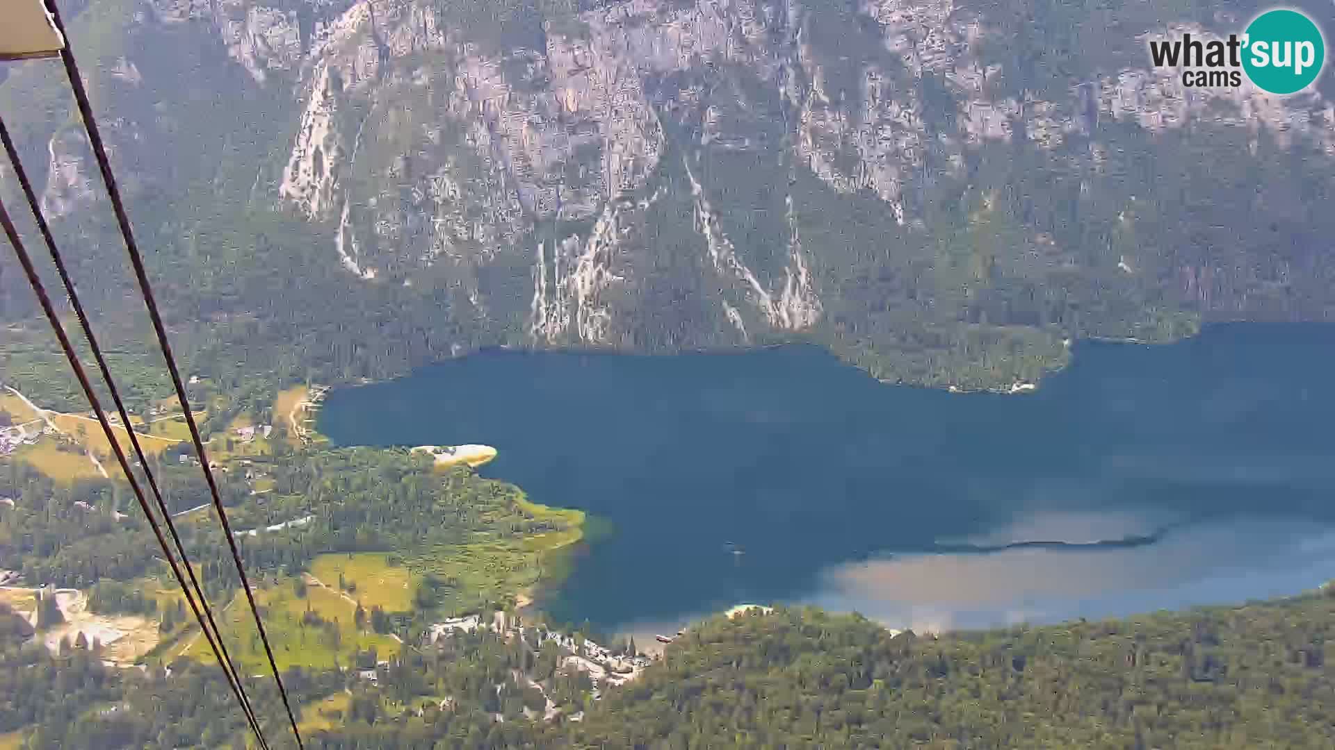Webcam lago di Bohinj e del Triglav – vista dalla stazione sciistica di Vogel