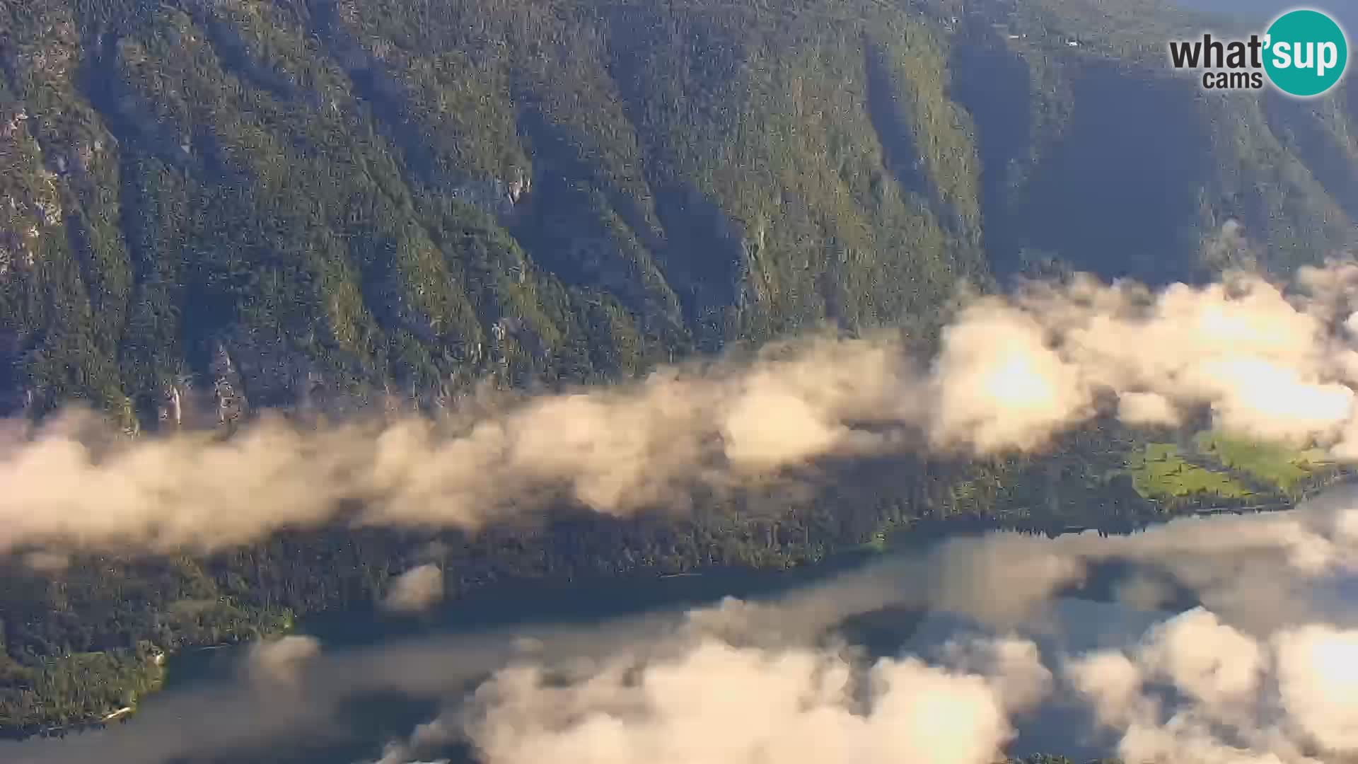 Web kamera Bohinjsko jezero i Triglav – pogled sa skijališta Vogel