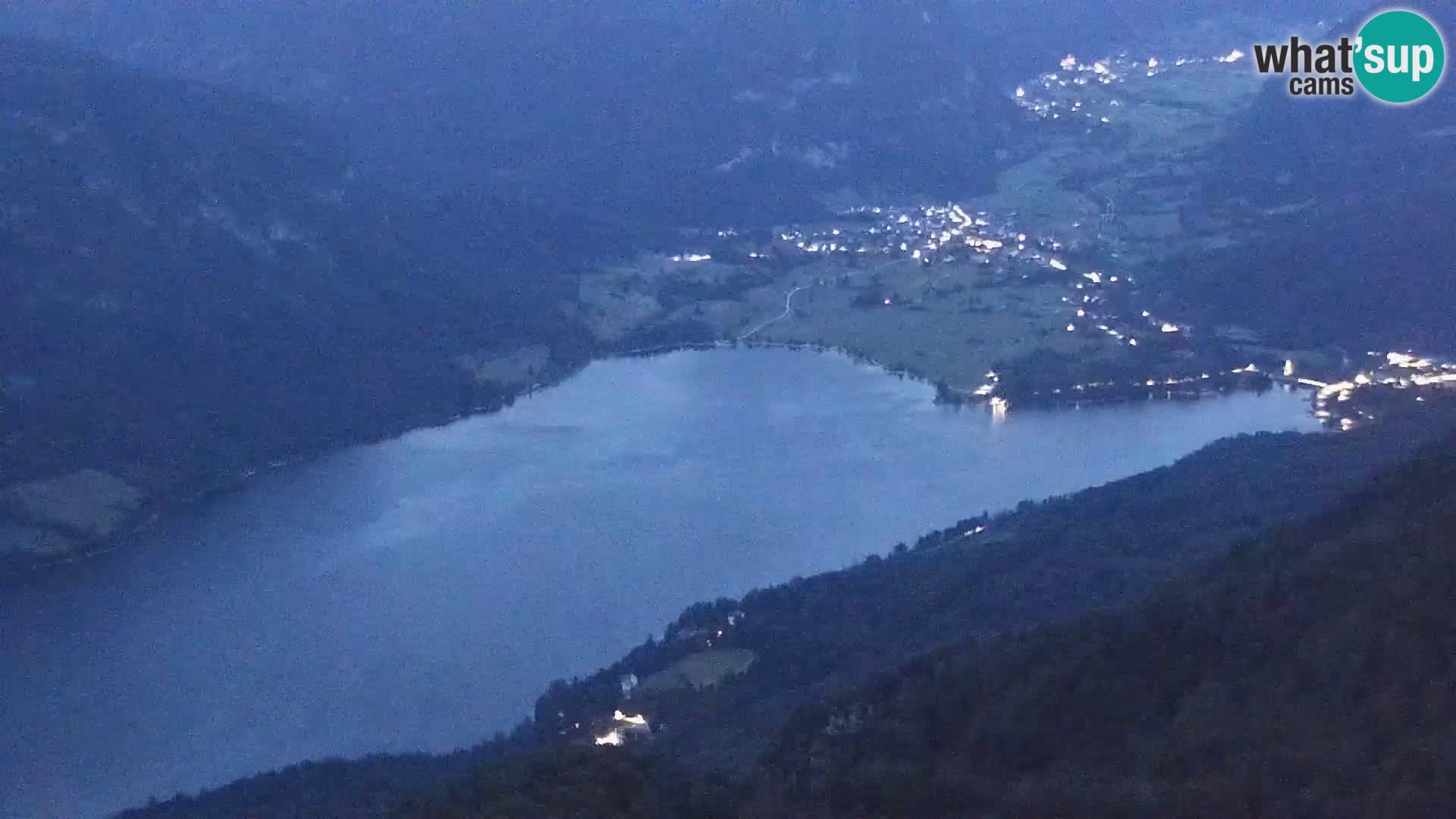 Bohinj lake webcam and Triglav – view from Vogel ski resort