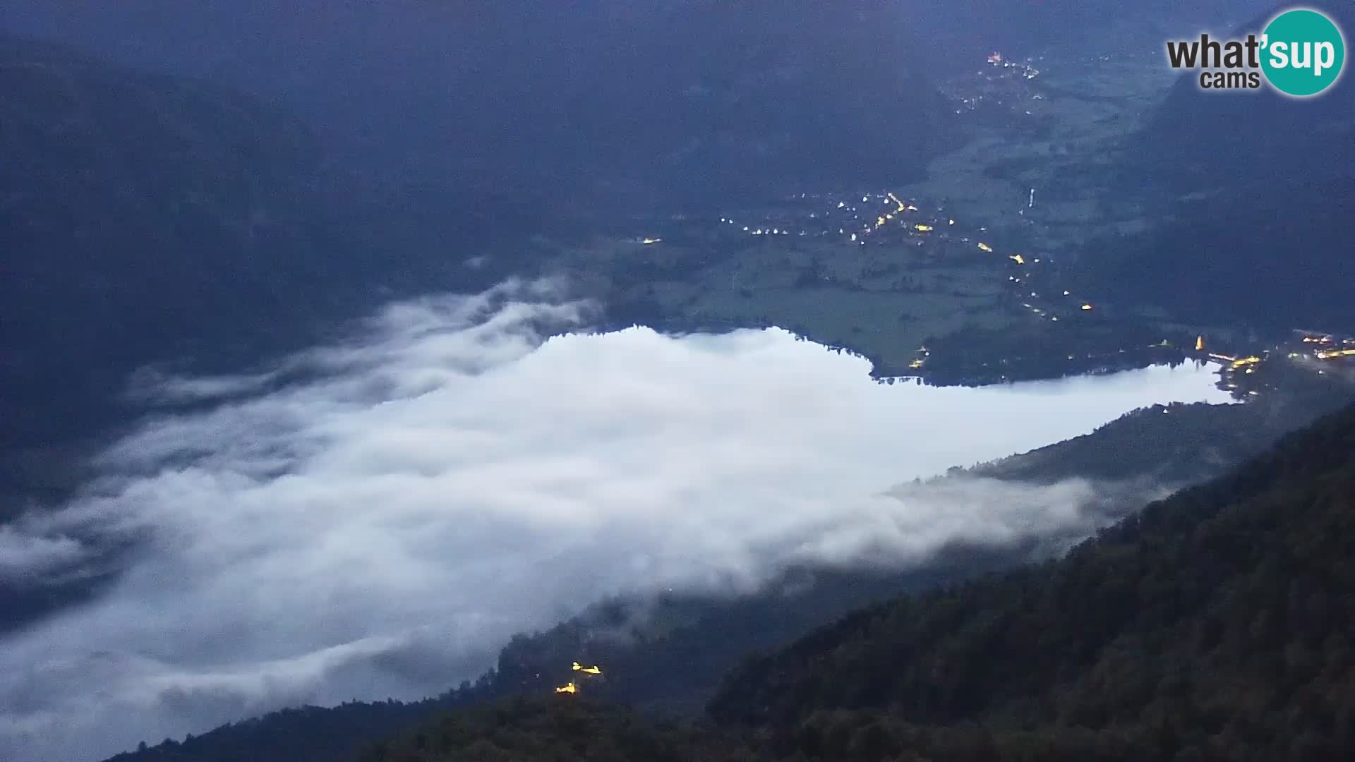 Bohinj lake webcam and Triglav – view from Vogel ski resort