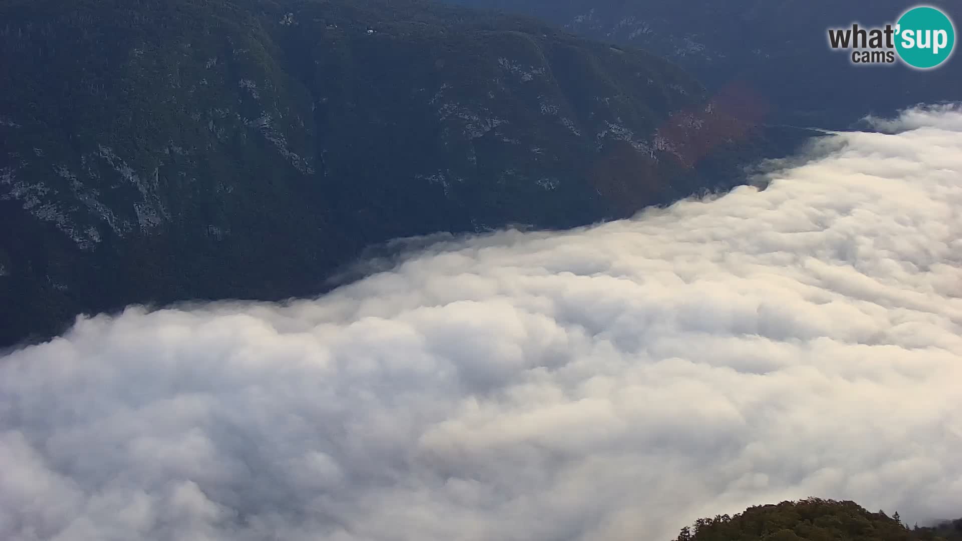 Bohinj lake webcam and Triglav – view from Vogel ski resort