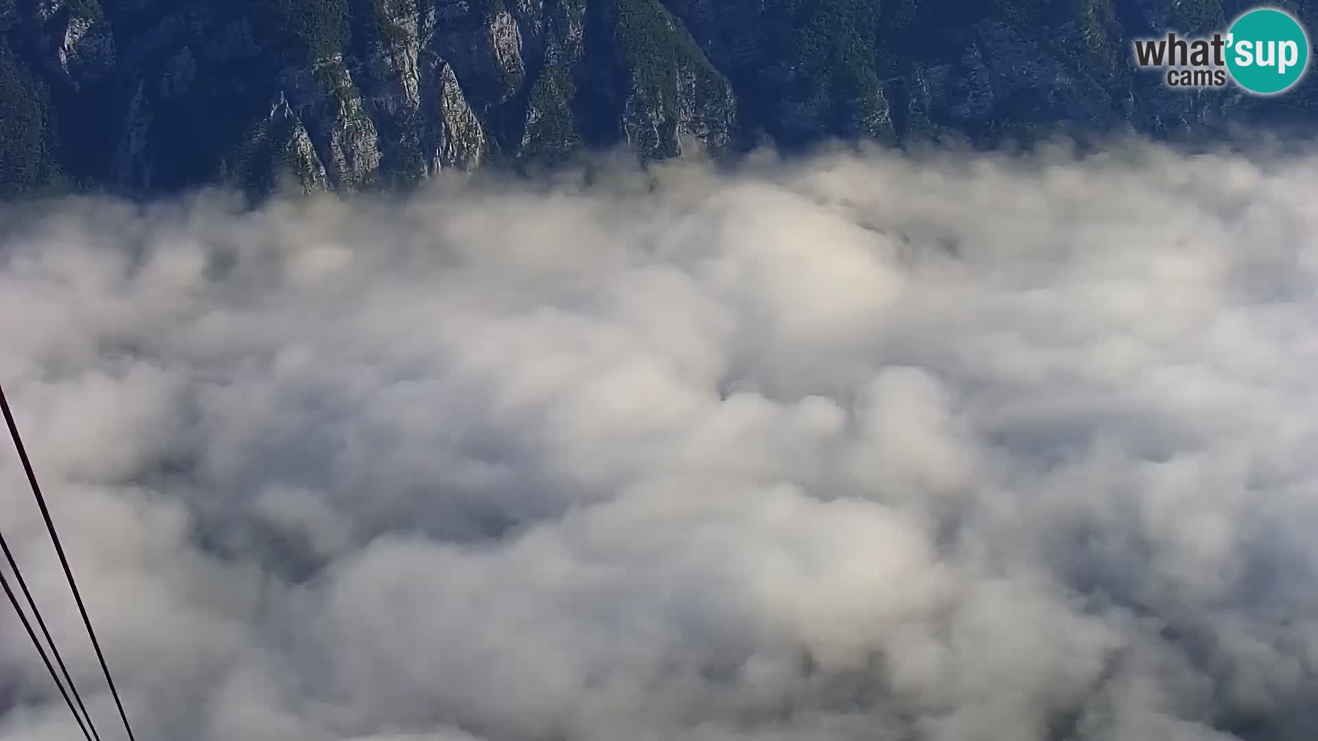 Webcam Bohinj See und Triglav – Blick vom Skigebiet Vogel