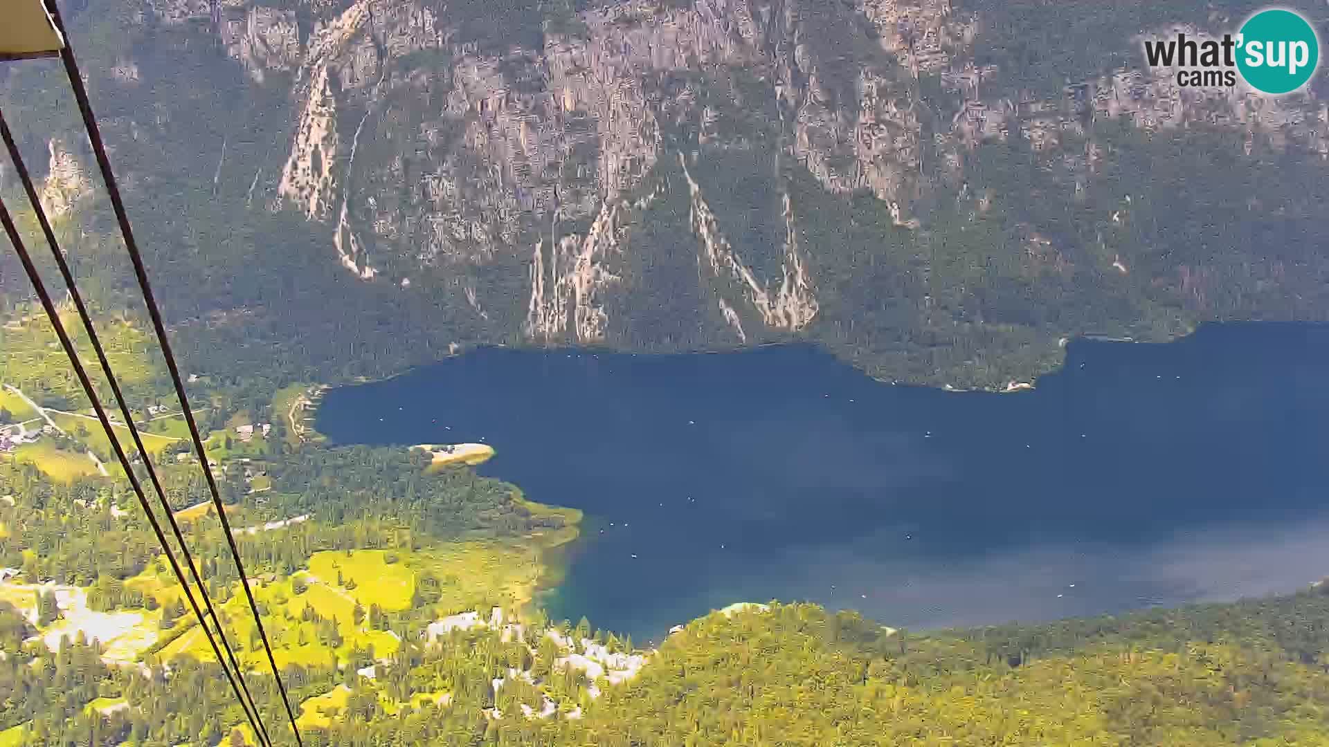 Cámara web del lago Bohinj y Triglav – vista desde la estación de esquí de Vogel