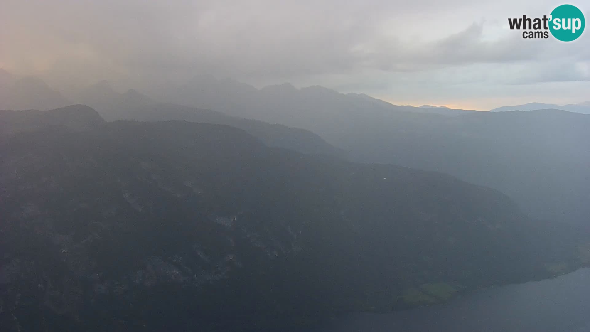 Webcam Bohinj See und Triglav – Blick vom Skigebiet Vogel